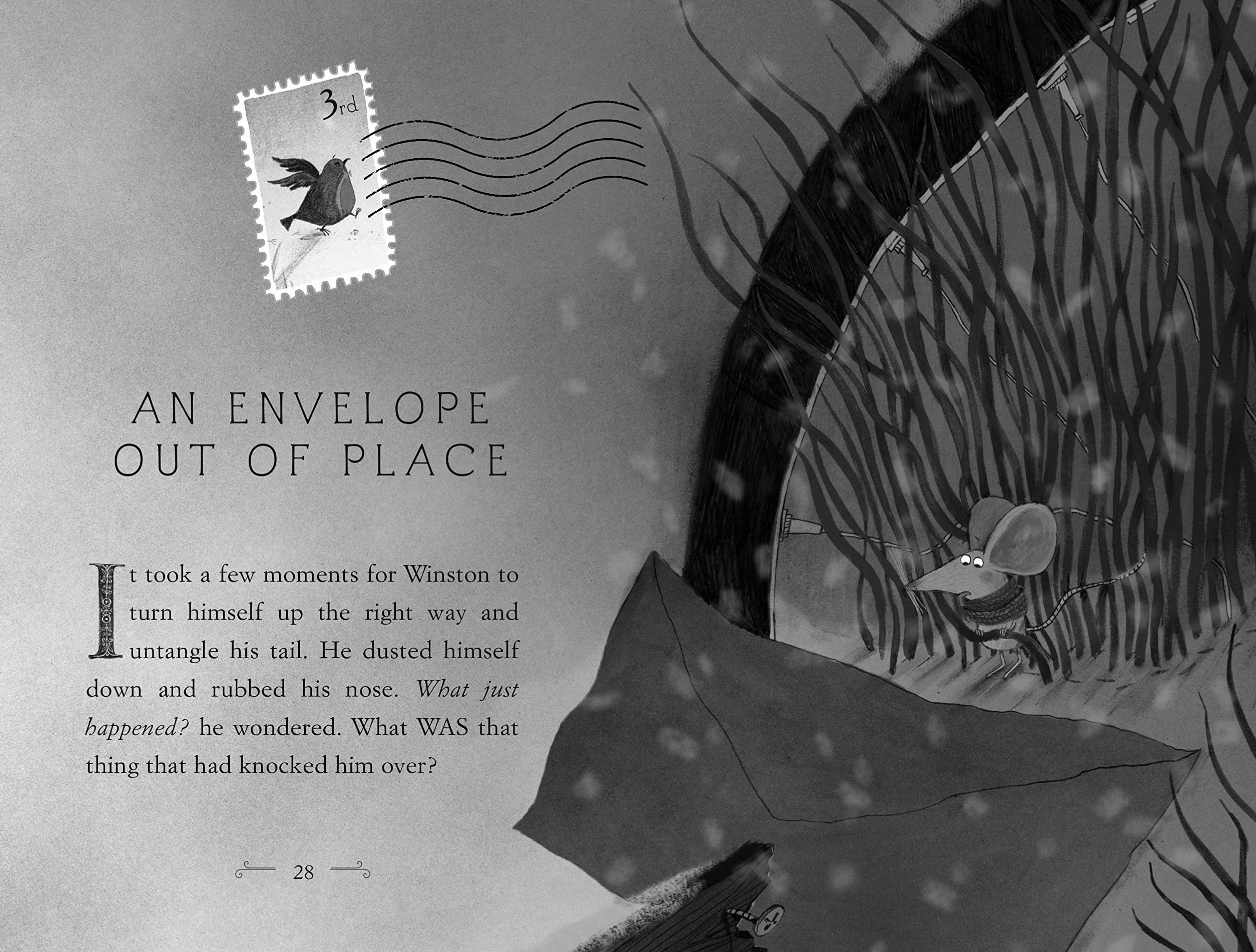 How Winston Delivered Christmas: A Festive Chapter Book with Black and White Illustrations