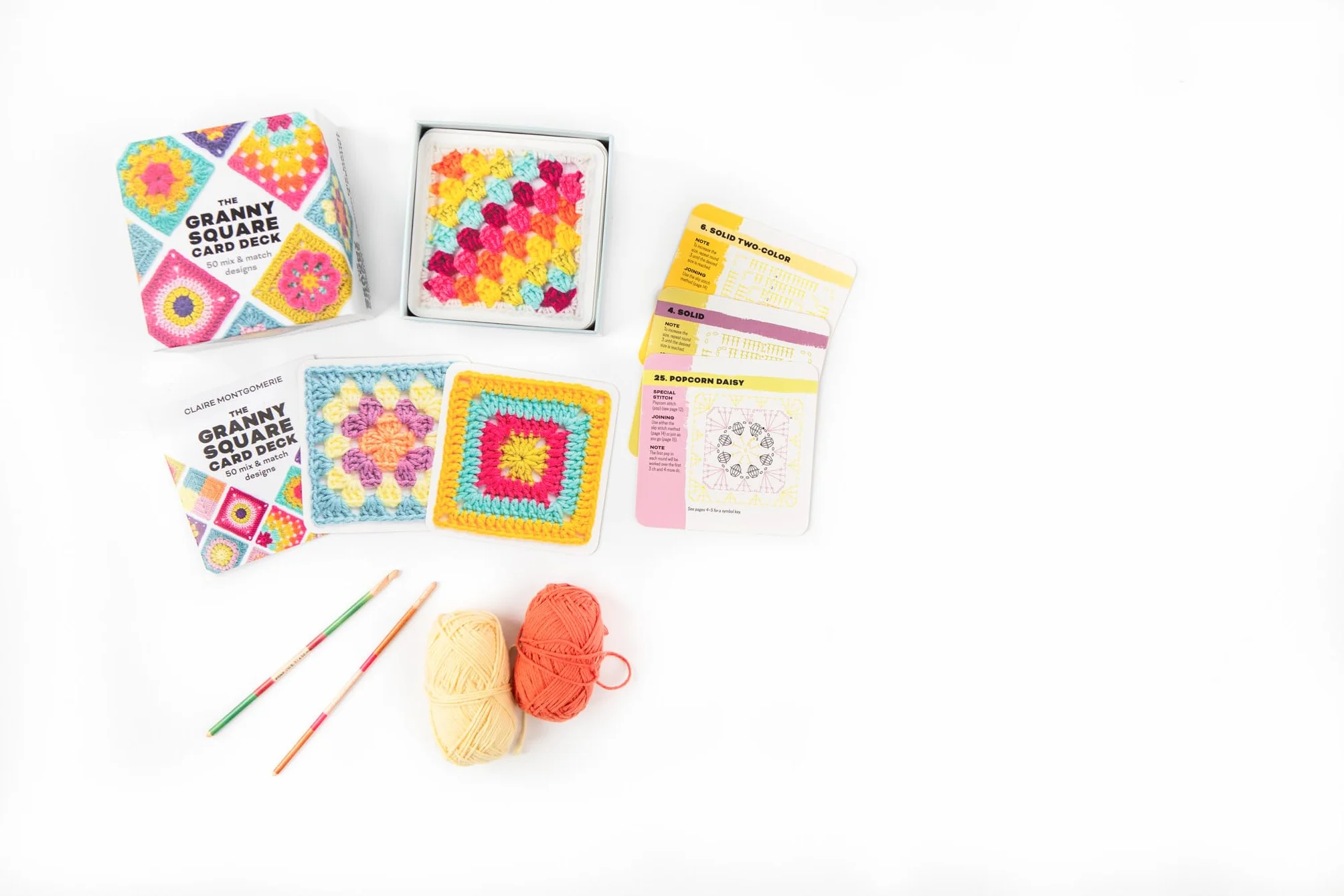 The Granny Square Card Deck: 50 Mix and Match Designs