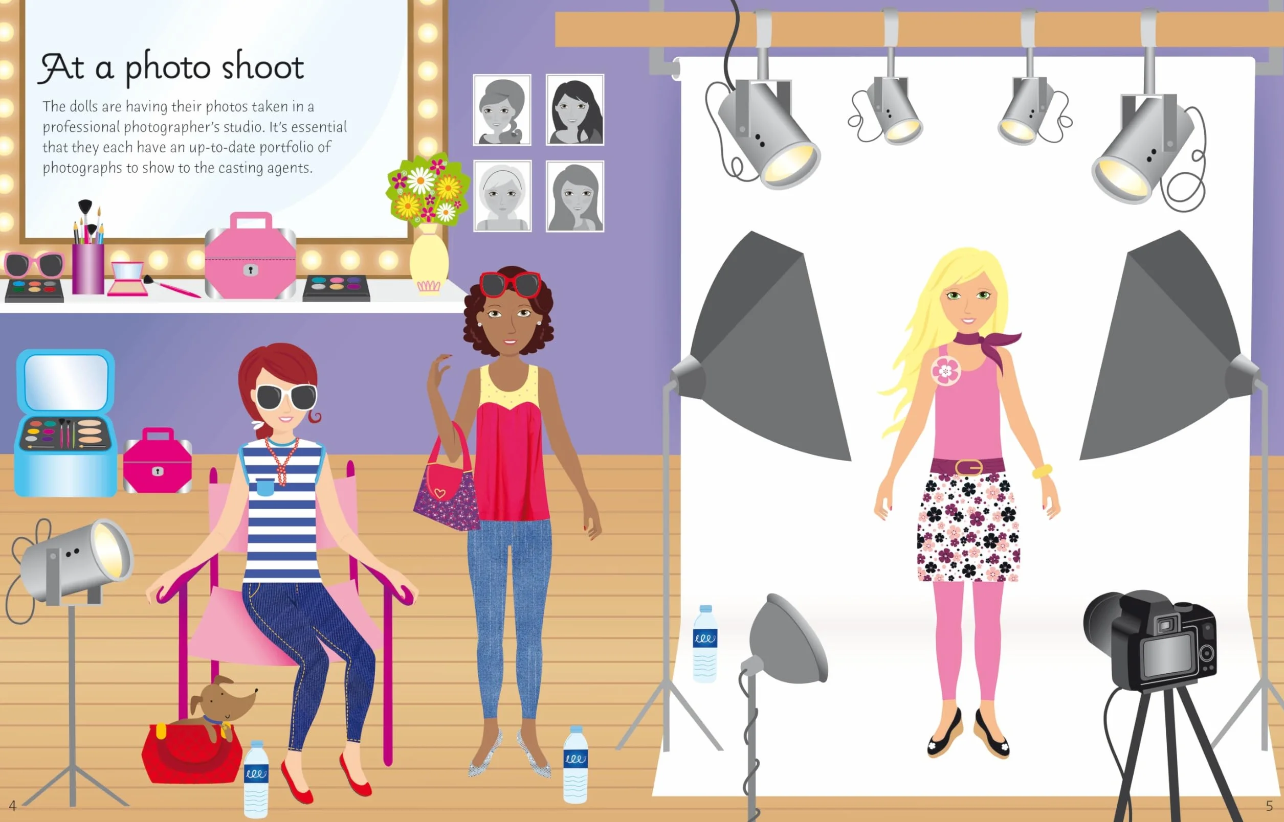 Sticker Dolly Dressing Movie Stars