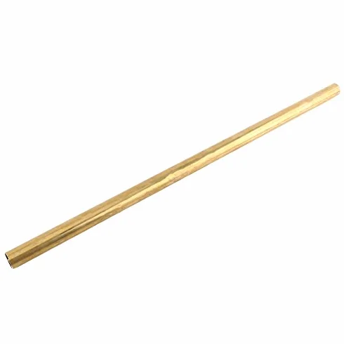 Rurka Mosiężna Bezszwowa, 6mm Średnica Zewnętrzna, 1mm Grubość Ścianki, 500mm Długość, Okrągła