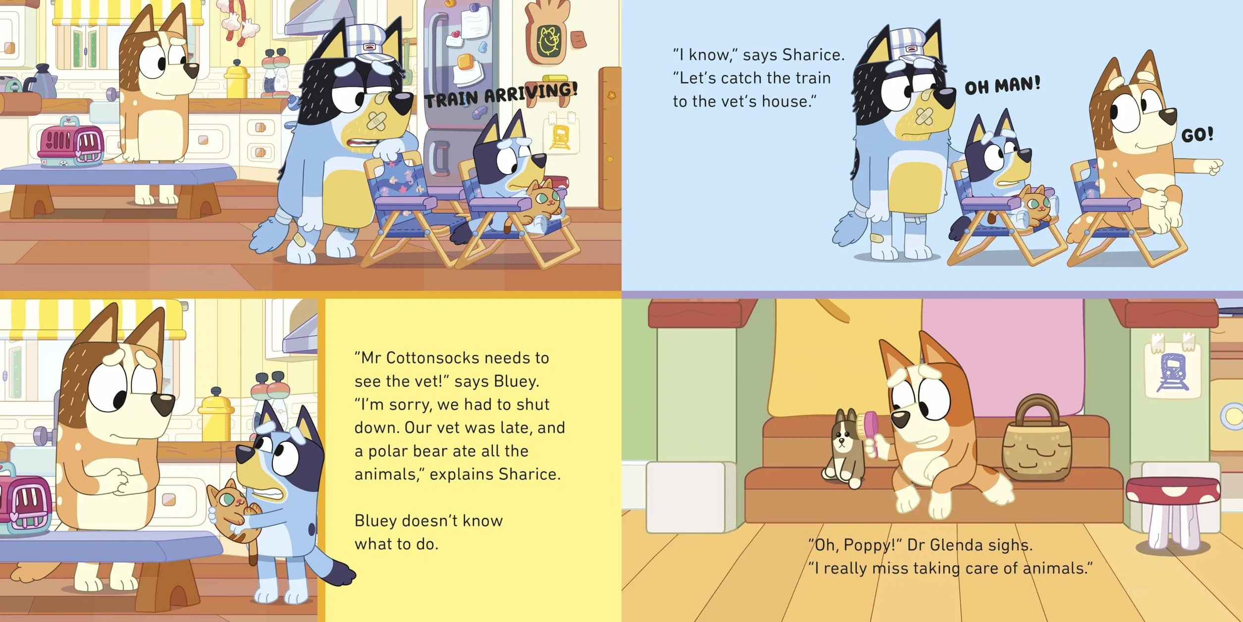 Bluey Trains