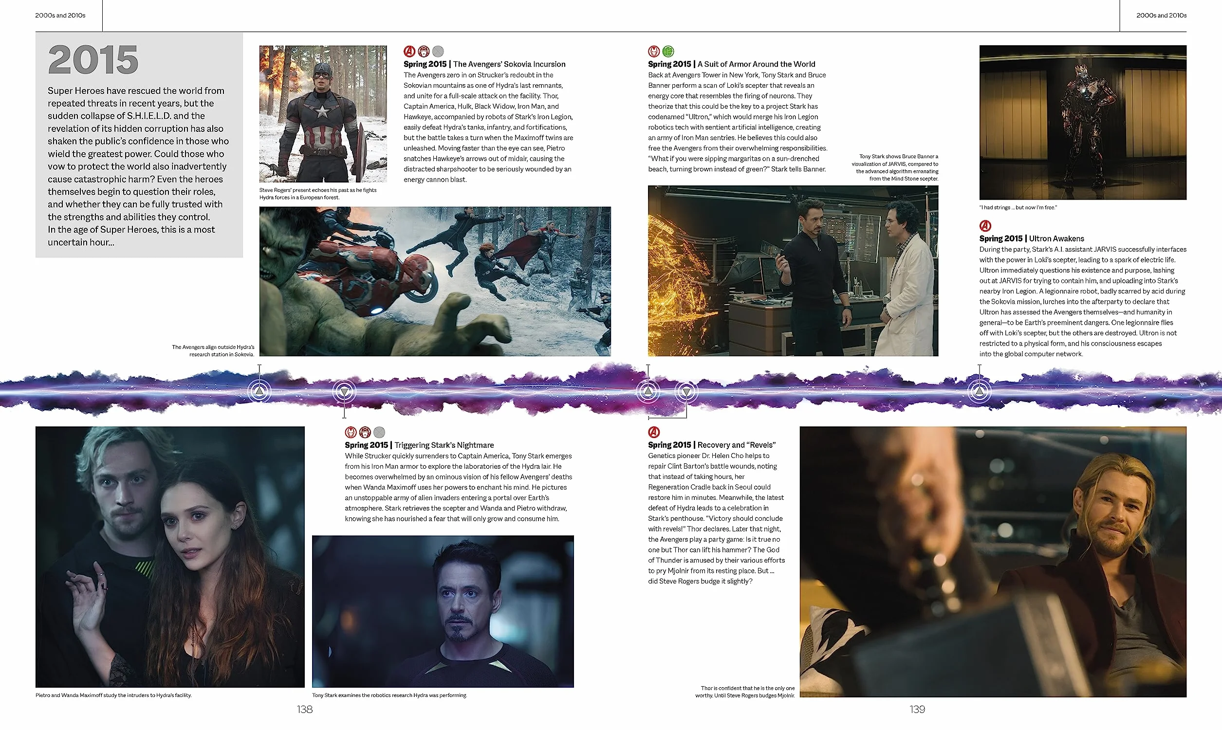 Marvel Studios The Marvel Cinematic Universe Official Timeline