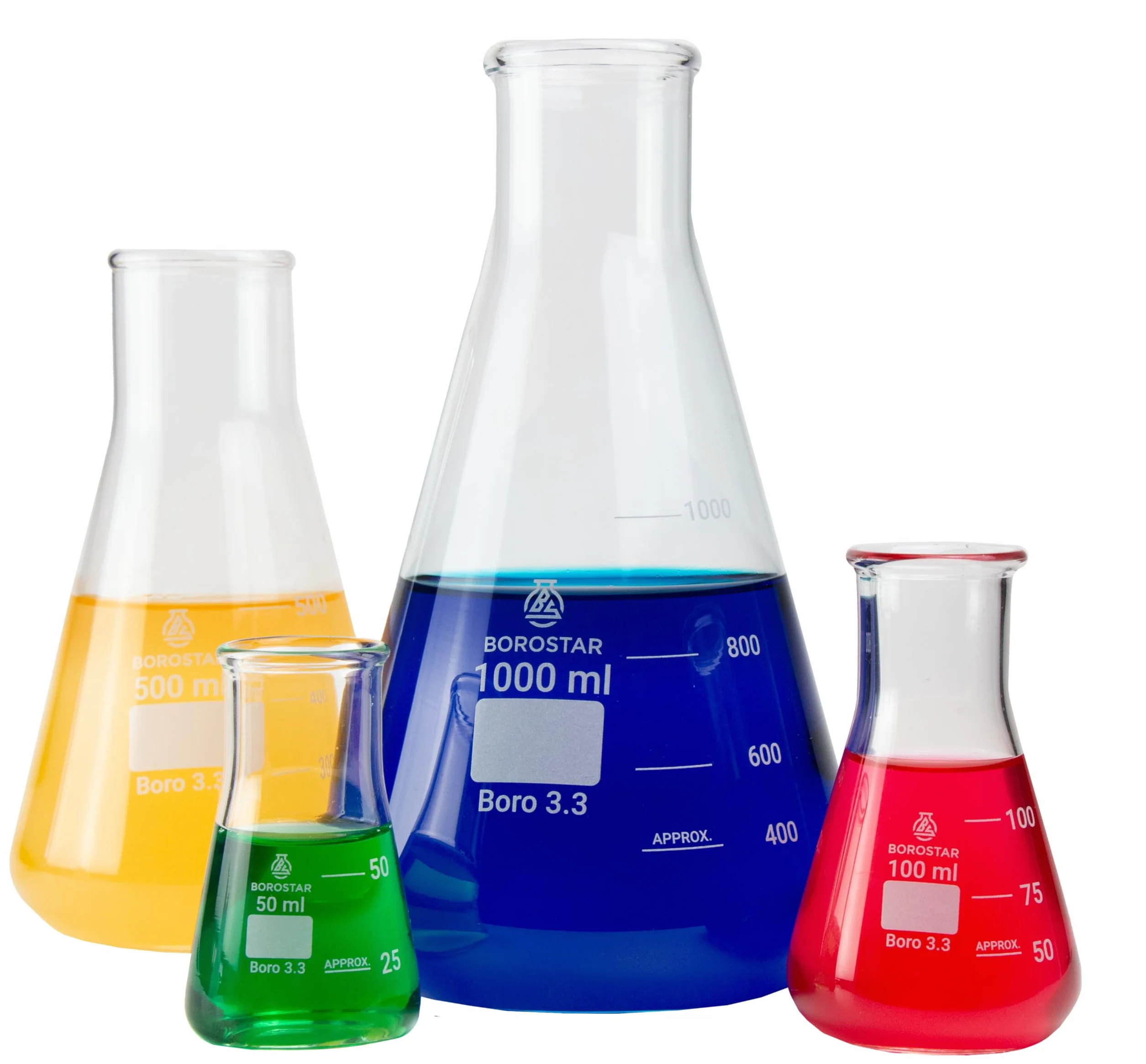 Kolba Erlenmeyera Boro 3.3 z podziałką szeroka szyja 250 ml