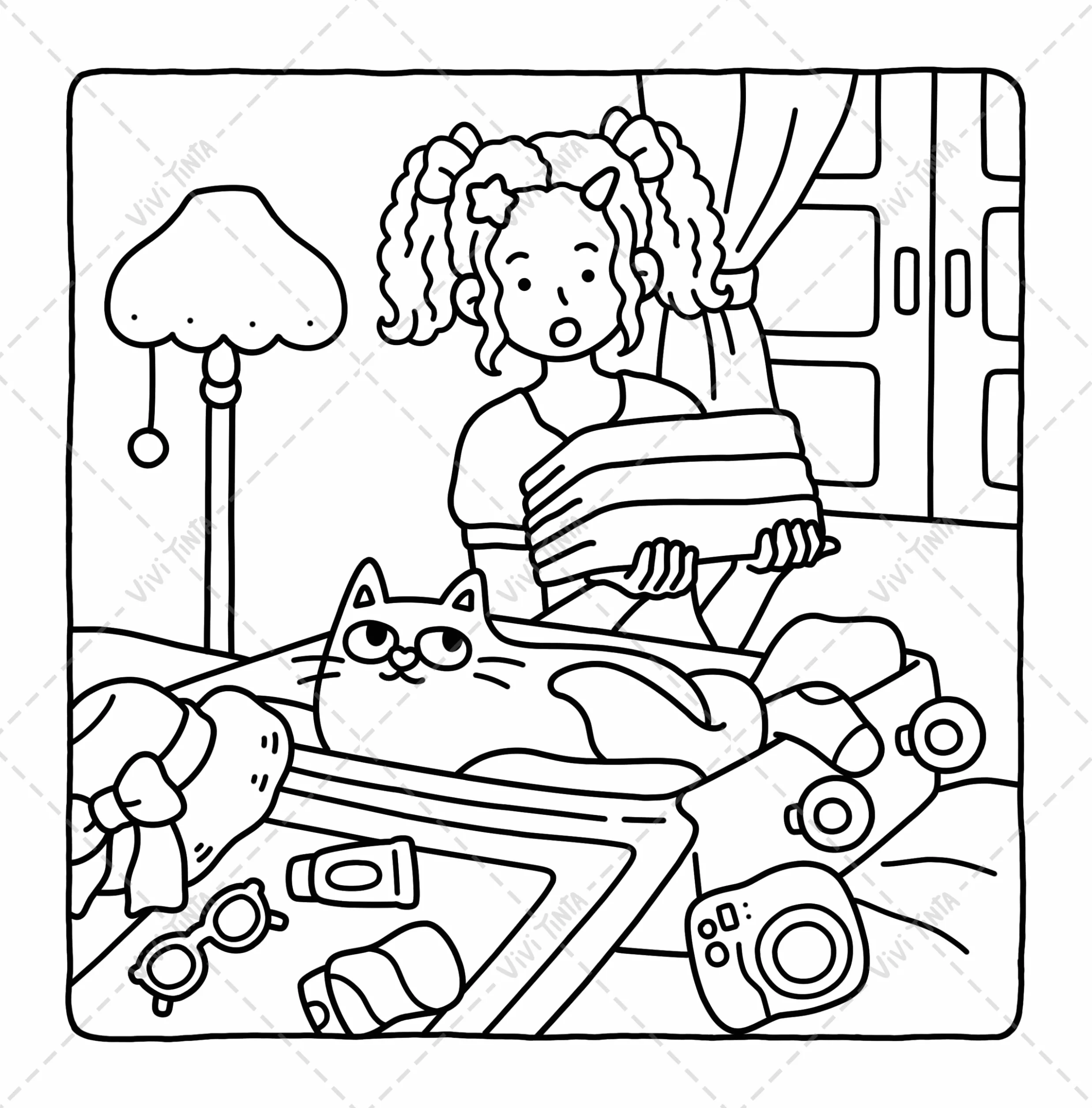 Cat Mom: Cataholic Coloring Book for Adults & Teens Featuring Cute and Mischievous Feline Designs