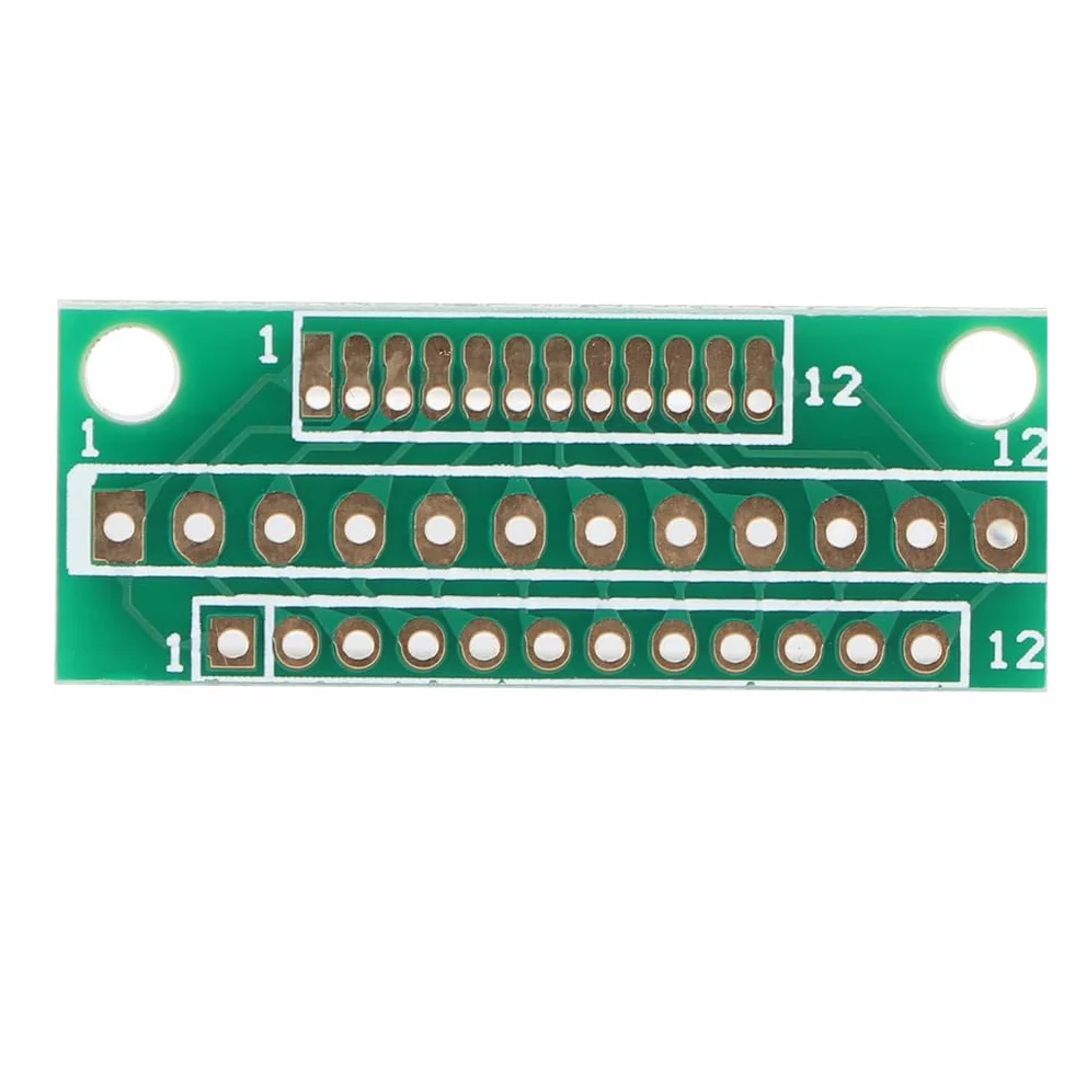 Płyta adaptera 10 szt. 1,27 mm 2,0 mm 2,54 mm 12 pin 3 rzędy 36 otworów adapter płytka do modułów bezprzewodowych