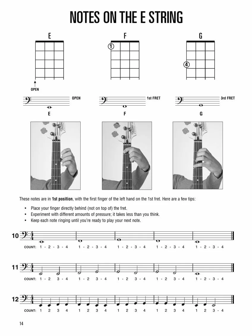 Hal leonard electric bass method - complete ed. - contains books 1,2, and 3 -