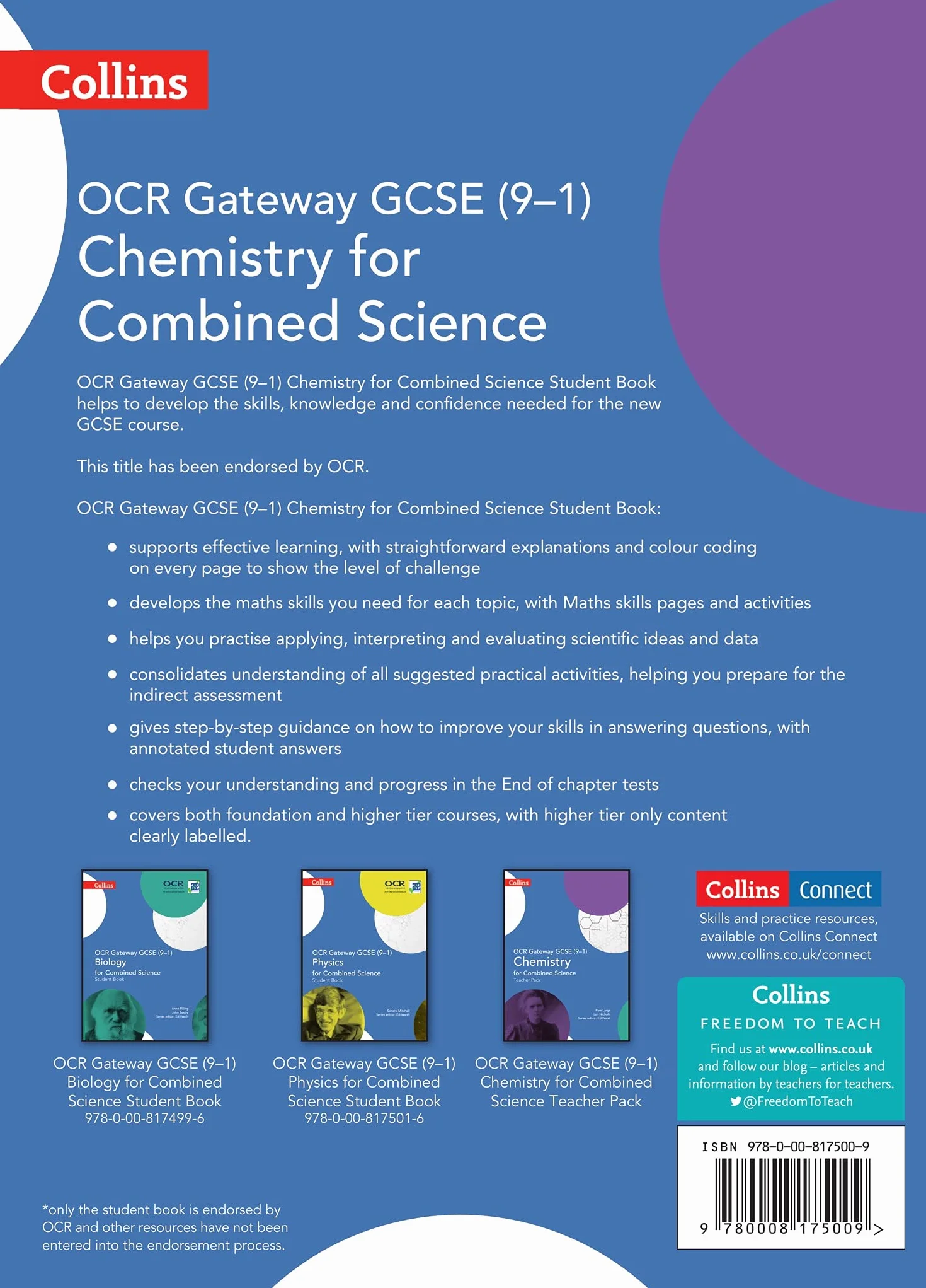 OCR Gateway GCSE Biology for Combined Science 9-1 Student Book