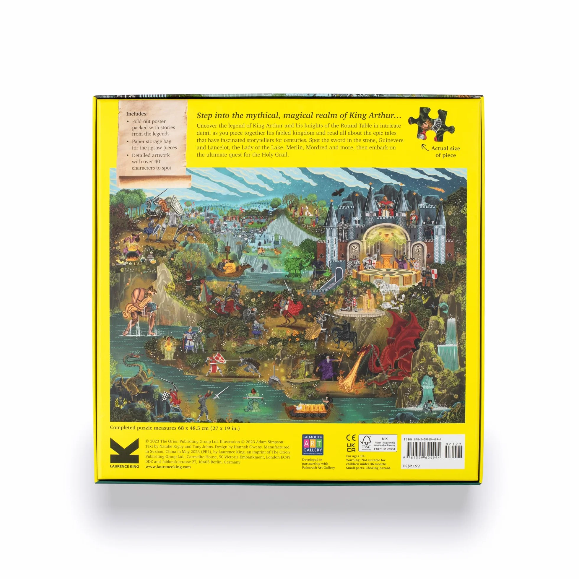 The World of King Arthur 1000 Piece Jigsaw Puzzle