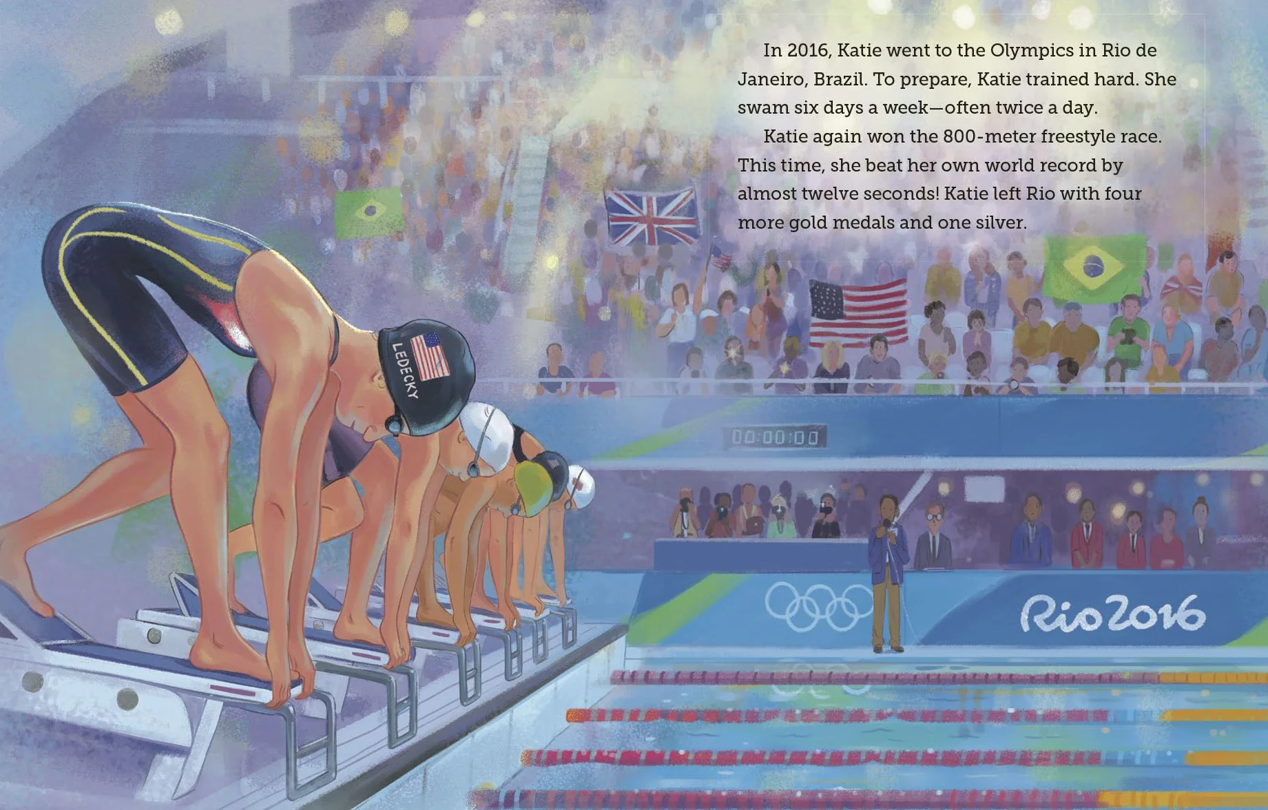 Katie Ledecky: A Little Golden Book Biography