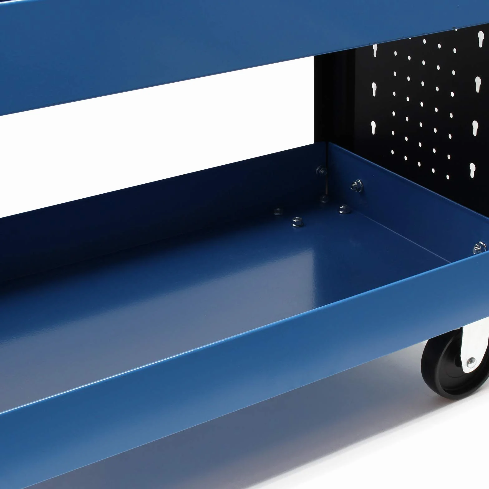 Wiltec Wózek warsztatowy stalowy 3 półki 83x38x90 cm 150 kg