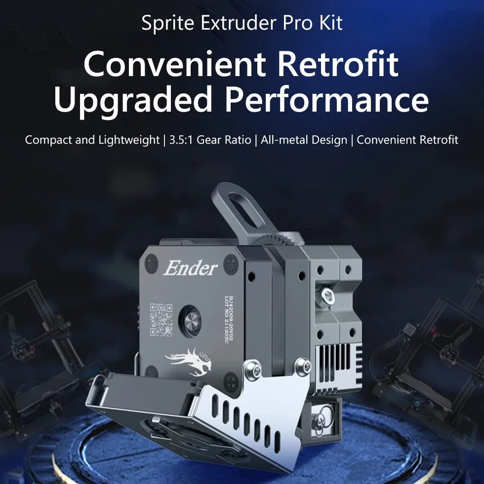 Creality Sprite Pro Direct Drive Metal Extruder Zestaw 300℃ 80N Do Ender 3 V2