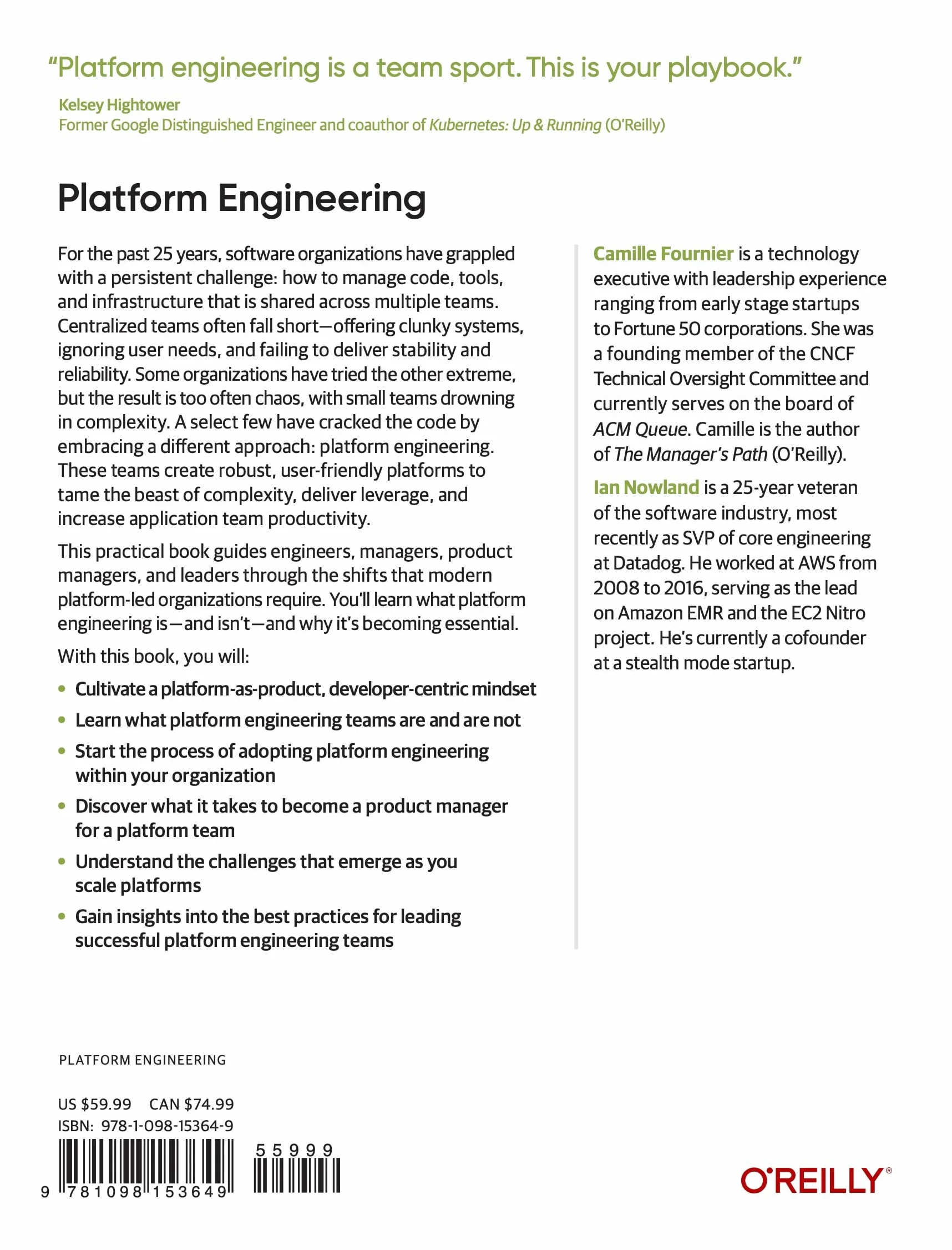 Platform Engineering: A Guide for Technical, Product, and People Leaders