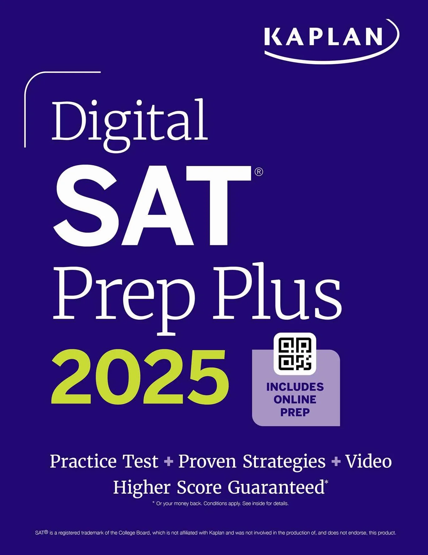 Digital SAT Prep Plus 2025: 5 Practice Tests, 700+ Practice Questions