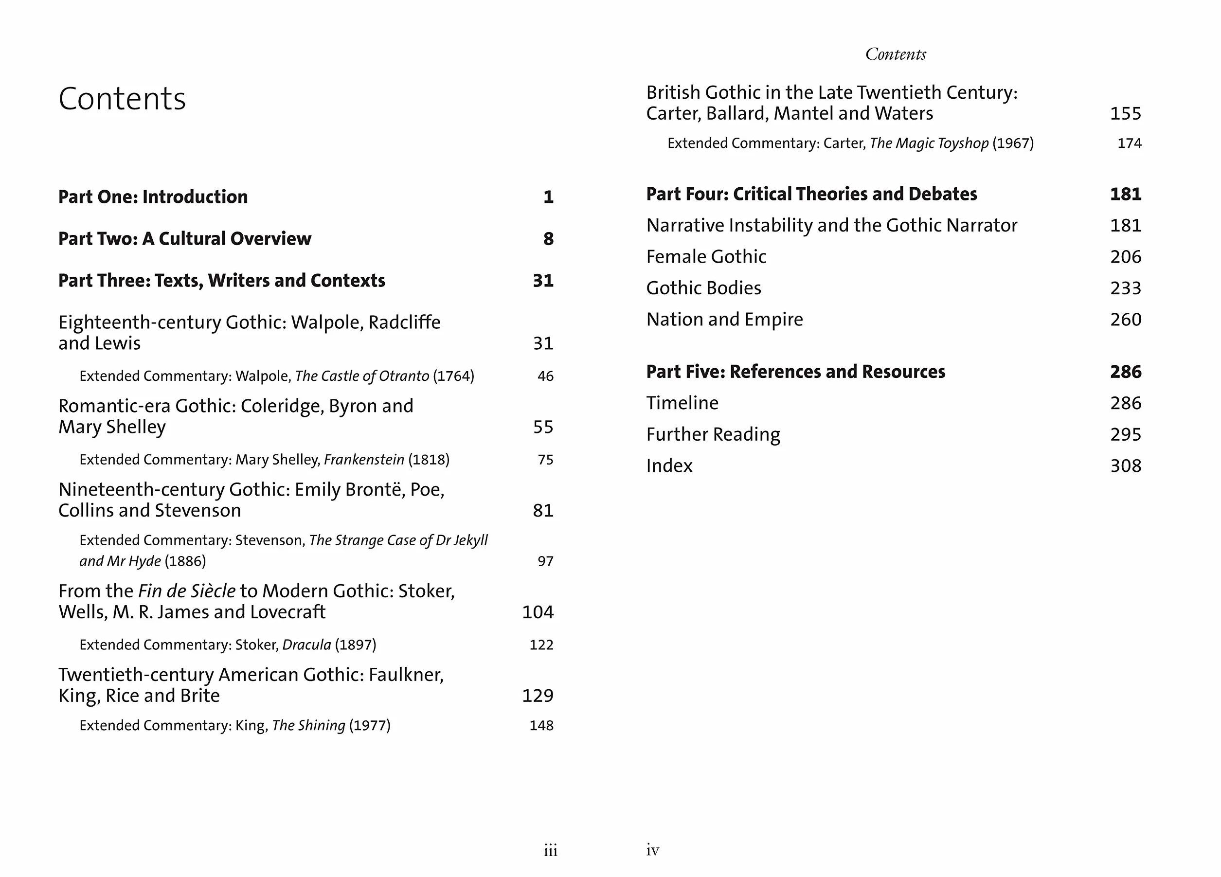 York Notes Companions Gothic Literature