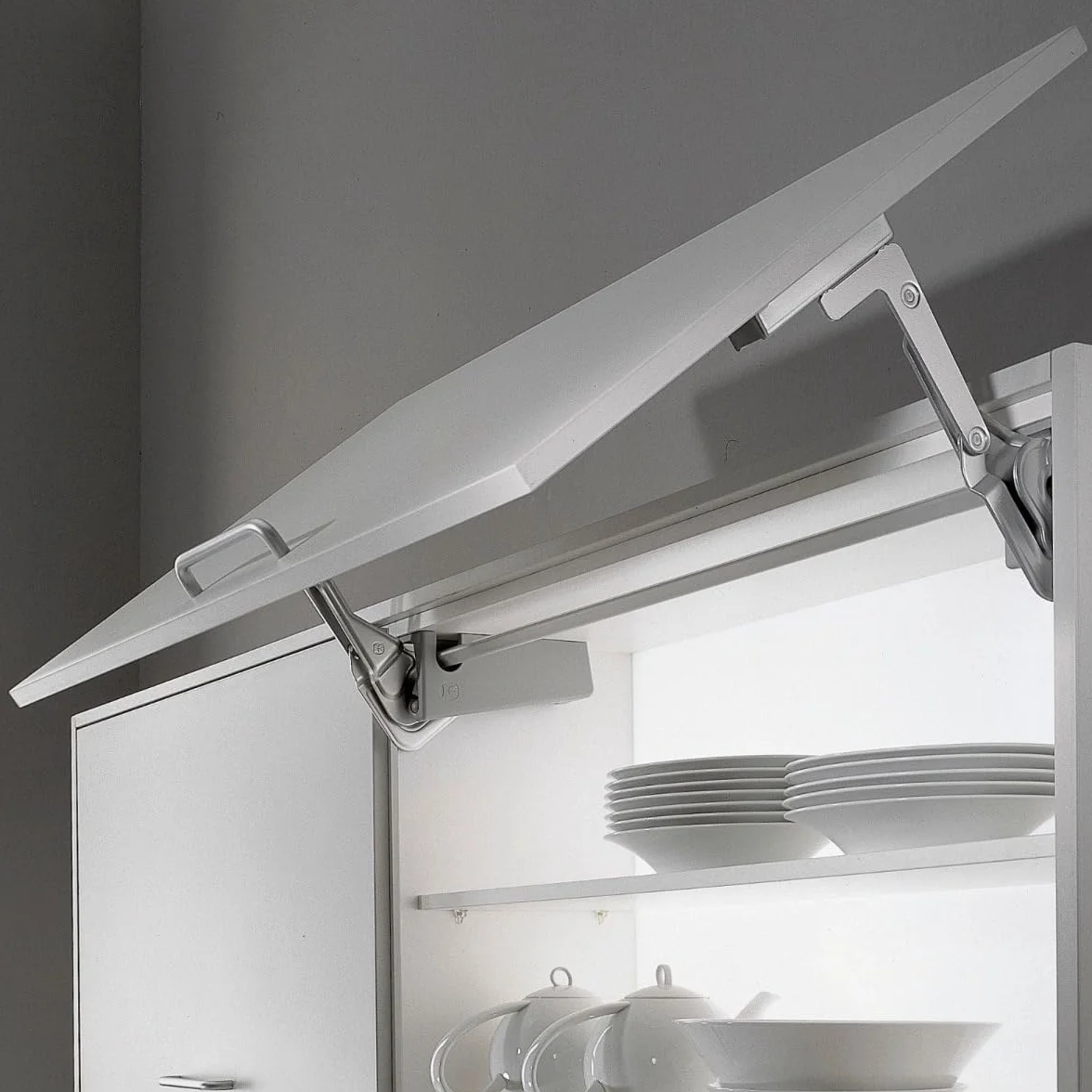 2 x SO-TECH® Kesseböhmer sprężyna kompresyjna Lift-O-Mat (wersja wzmocniona) 320N (335N) do okucia wychylnego HSB