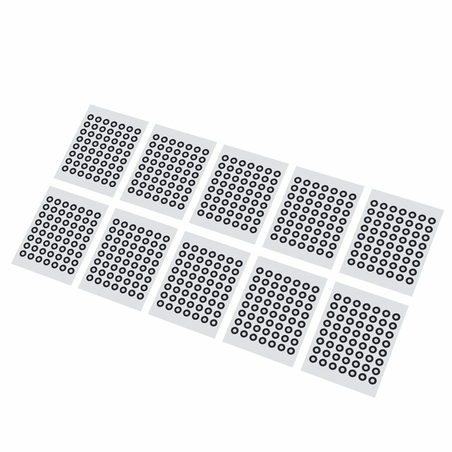 Znaczniki Punktów Odniesienia 3D do Skanowania 3D, Marker 3 Mm, 10 Arkuszy, 560 Punktów