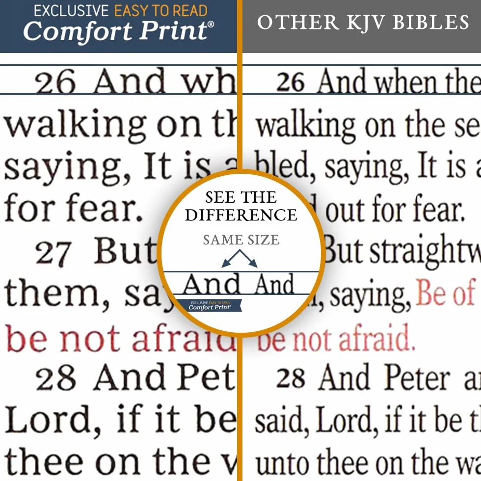 KJV, Reference Bible, Super Giant Print, Hardcover, Green/Tan, Red Letter Edition: Holy Bible, King James Version