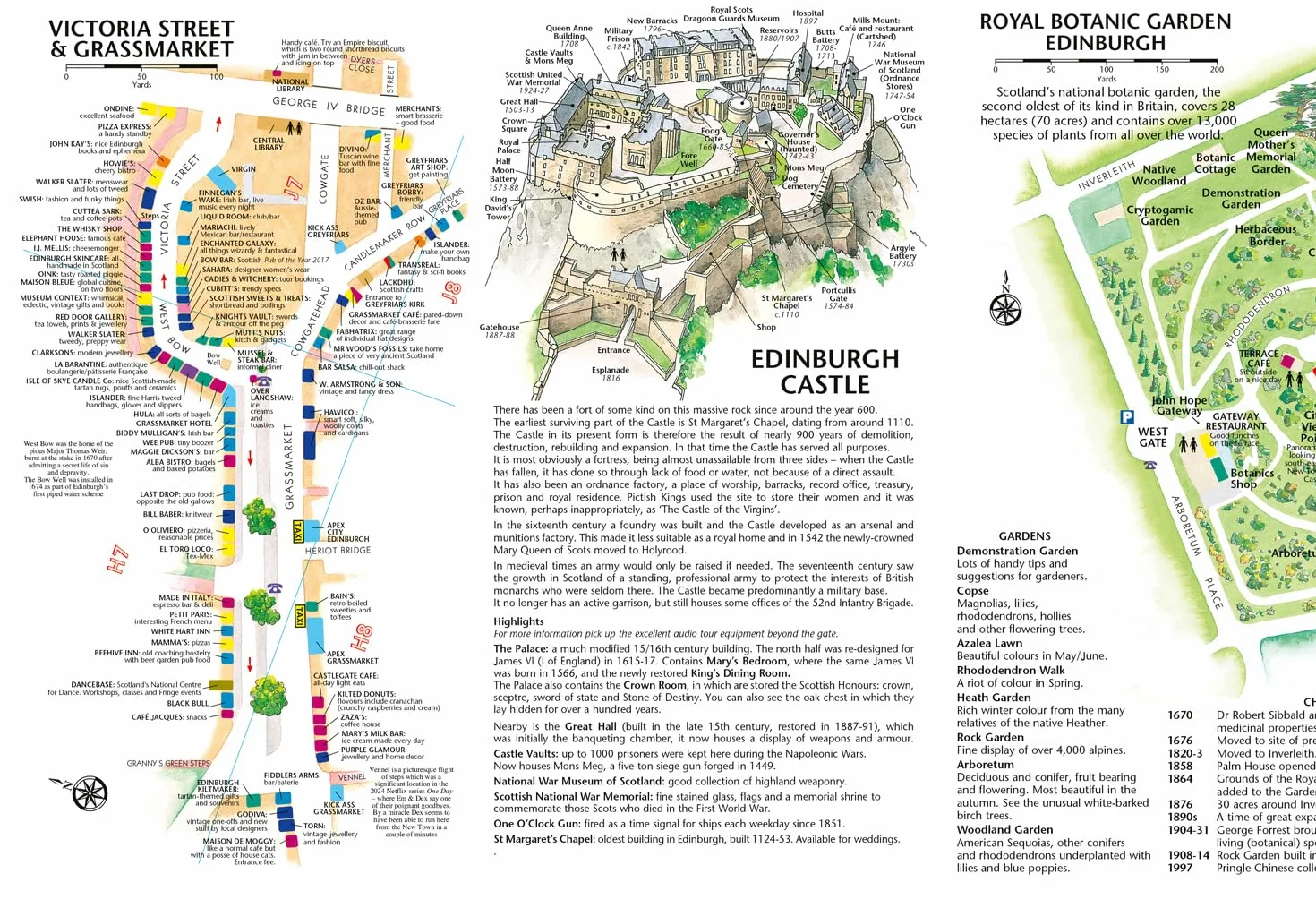 Discovering Edinburgh Illustrated Map: Ideal for exploring