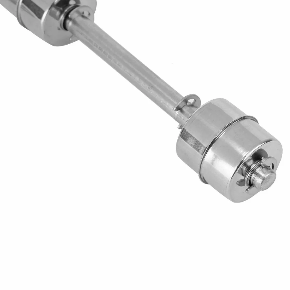 Przełącznik pływakowy DC 0~110 V stal nierdzewna podwójna kulka regulator poziomu wody 150 mm