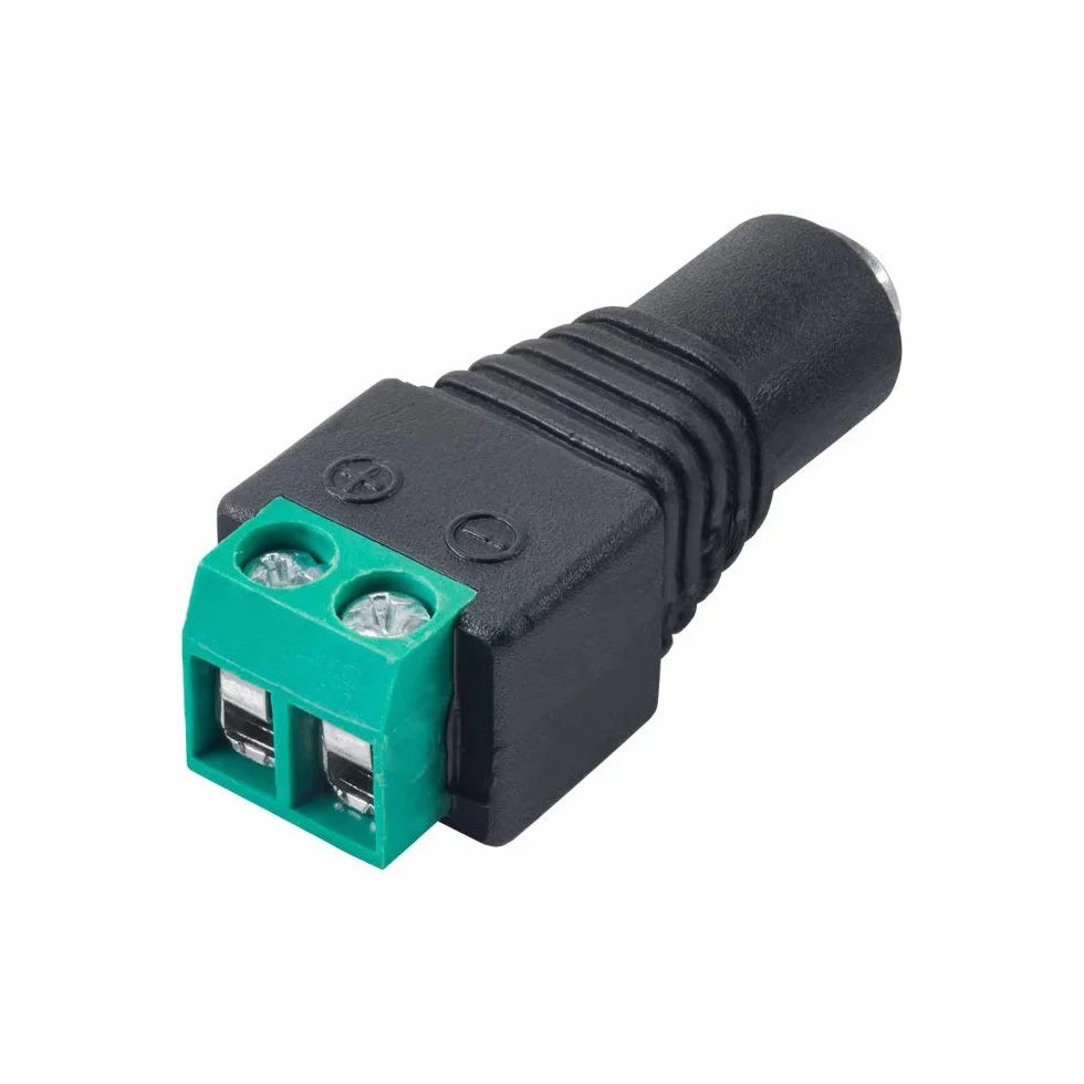 Konektor zasilania Akyga AK-SC-17 DC skręcany wtyk 5.5 x 2.1 mm