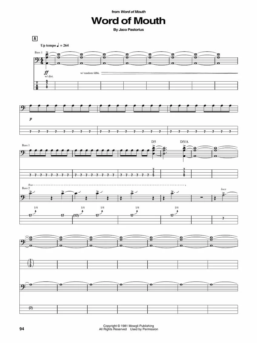 Jaco Pastorius Bass Recorded Versions 16 Titres