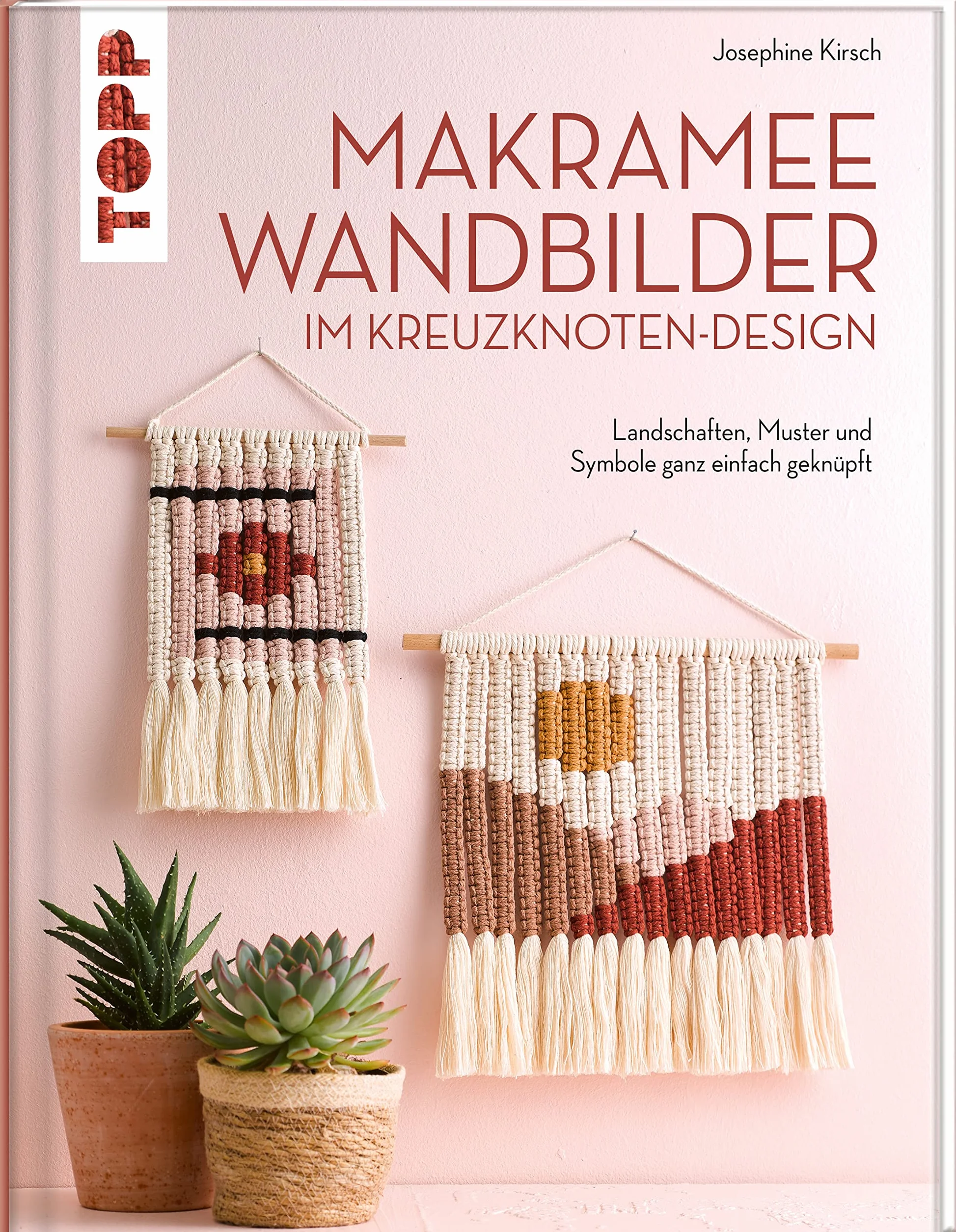 Makramee Wandbilder Kreuzknoten-Design Landschaften Muster Symbole Josephine Kirsch