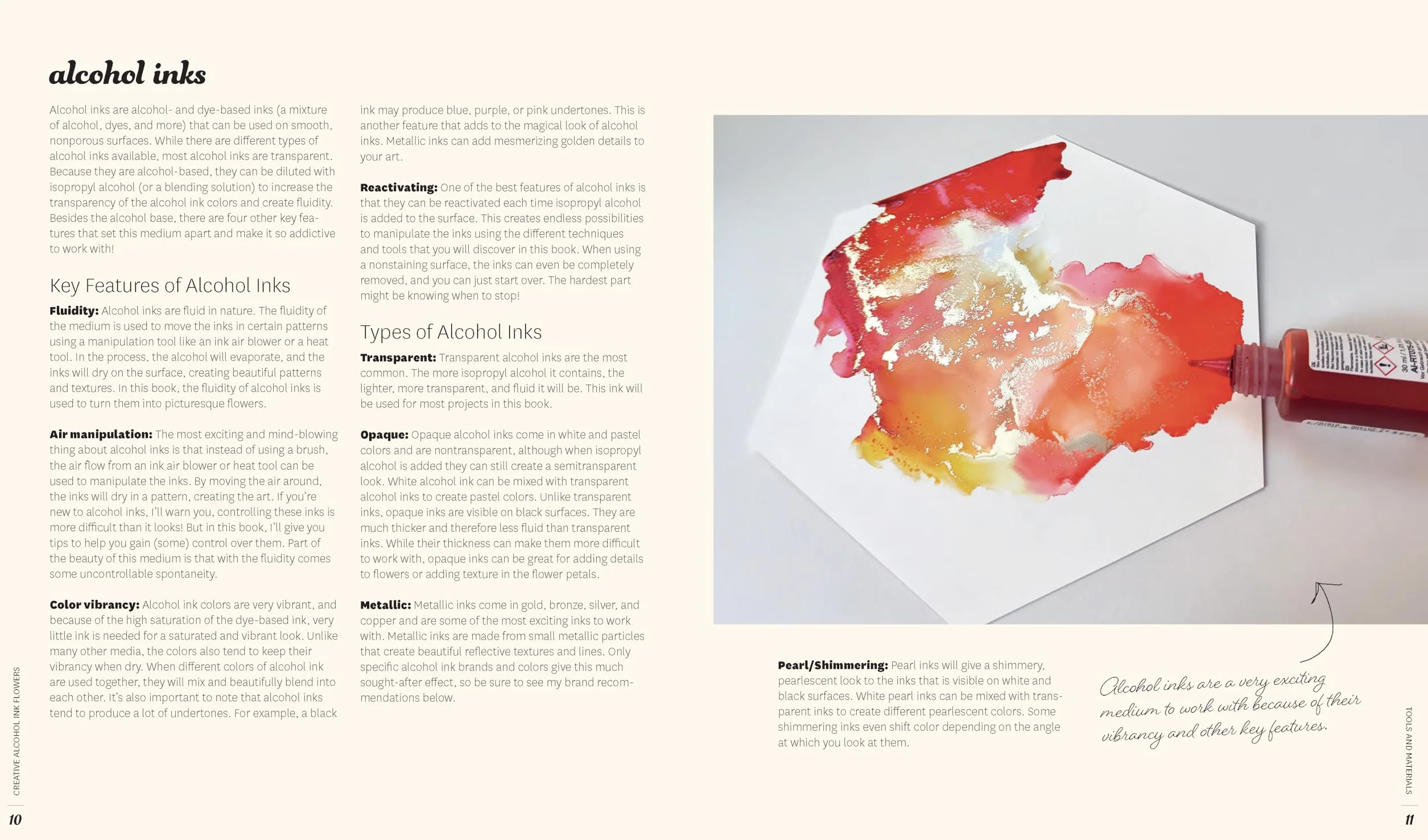 Creative Alcohol Ink Flowers: A Step-By-Step Guide to 20 Stunning Floral Designs