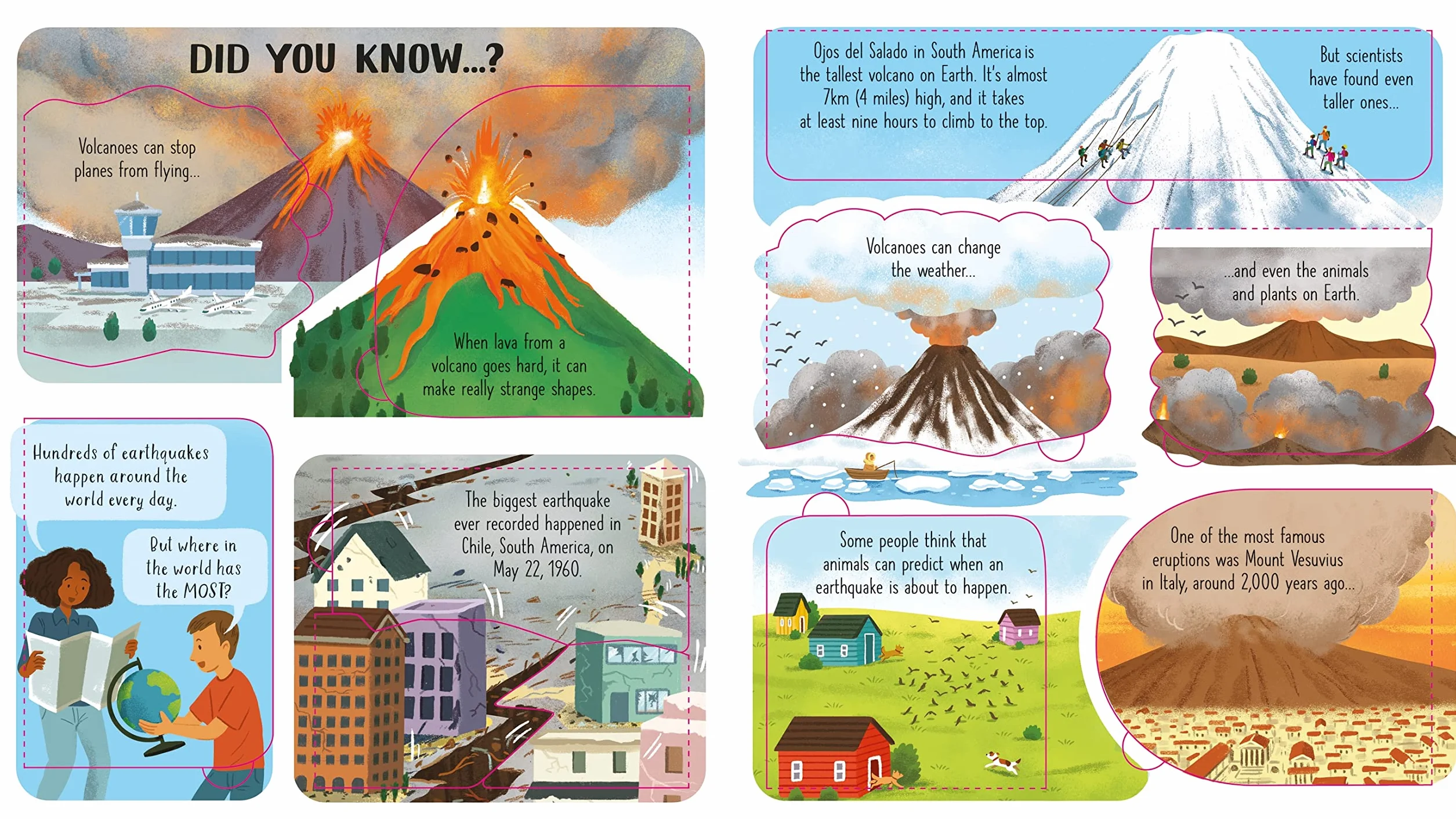 Look Inside Volcanoes and Earthquakes