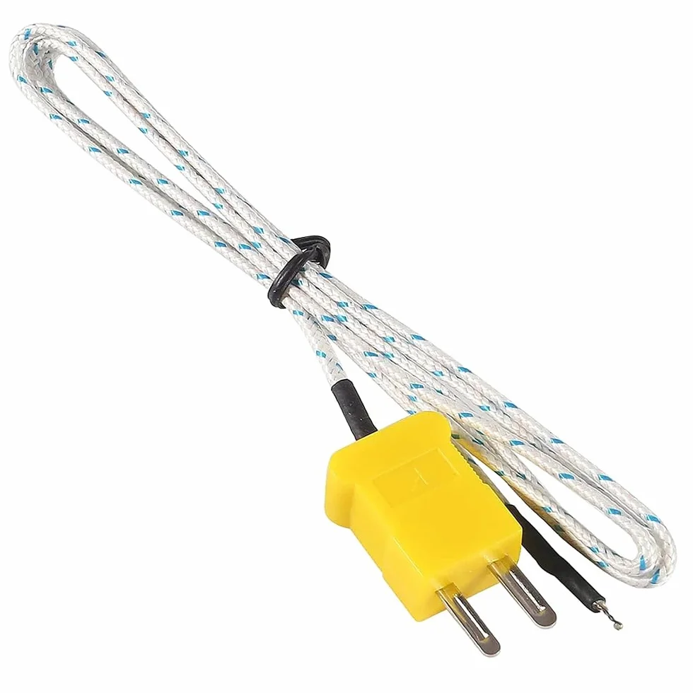 DollaTek 5 szt. K typ -50-400C czujnik temperatury sonda termopara 1 metr (3,3 stóp)