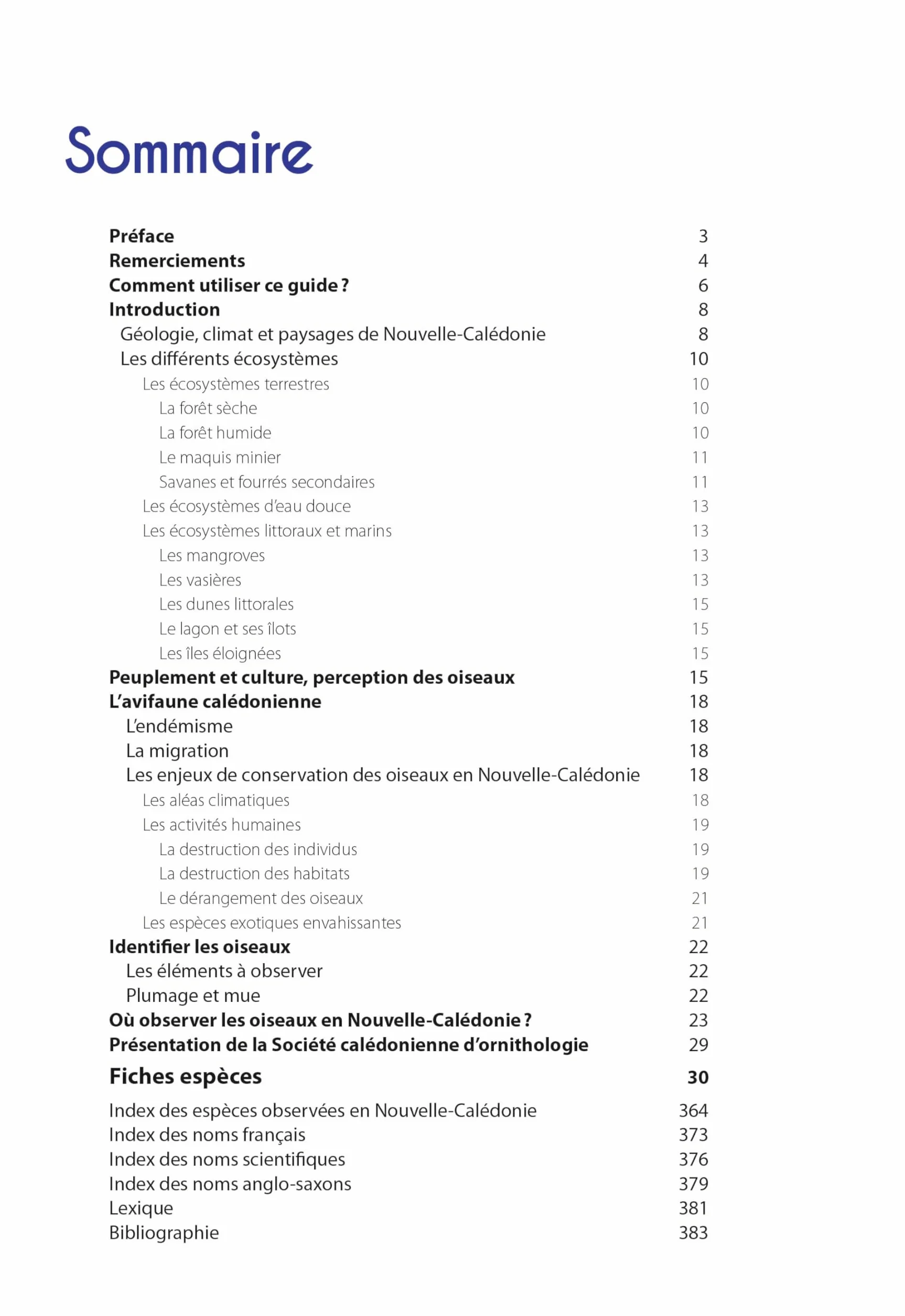 Guide des Oiseaux de Nouvelle-Calédonie: Grande Terre, Iles Loyauté et archipels éloignés