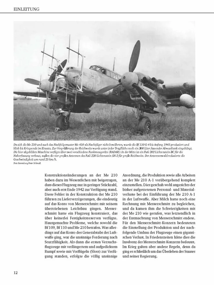 Messerschmitt Me 210 Kampfflugzeug Zweiter Weltkrieg