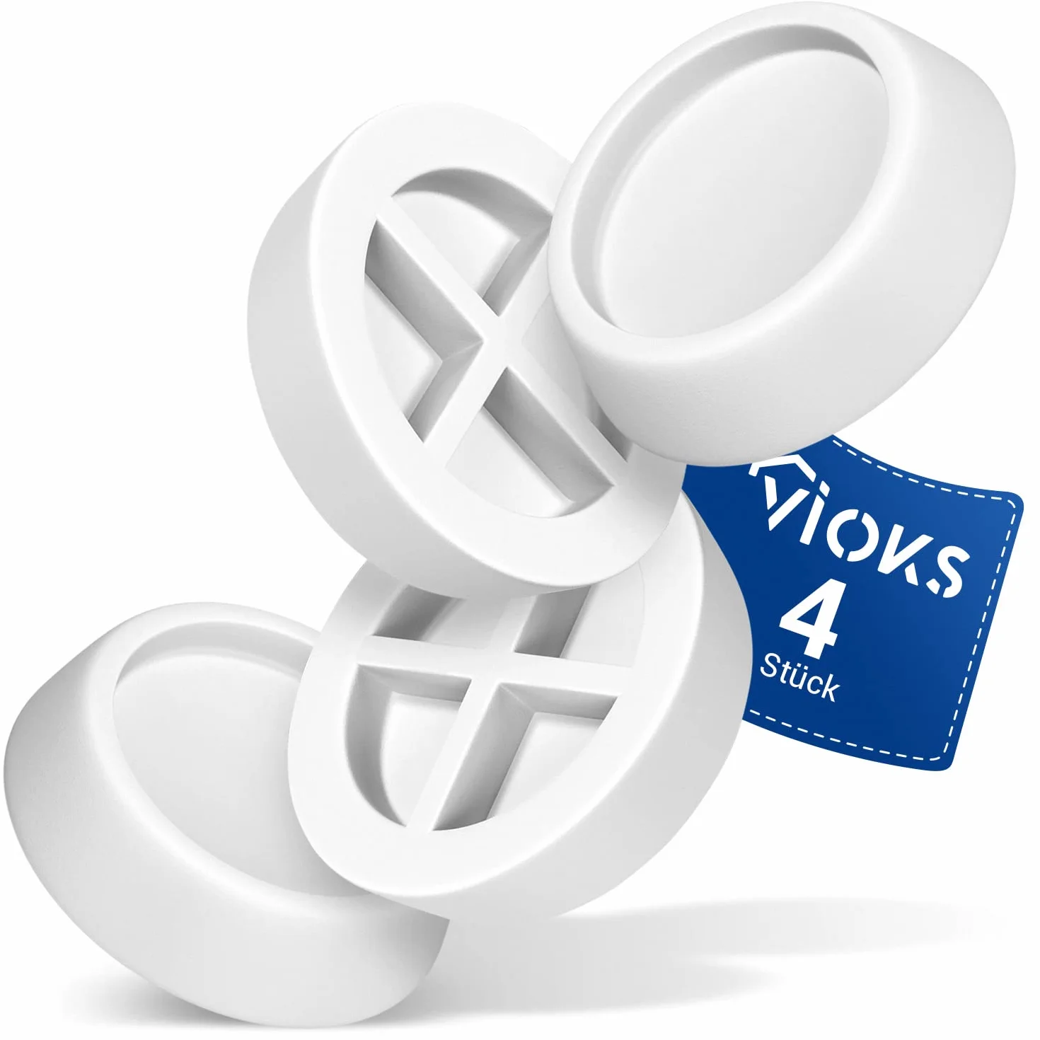 VIOKS Uniwersalny amortyzator drgań do pralek i suszarek, amortyzator wibracyjny, podkładka pod pralkę, akcesoria do Bosch Privileg Siemens, amortyzator wibracyjny, gumowe nóżki, antywibracyjne
