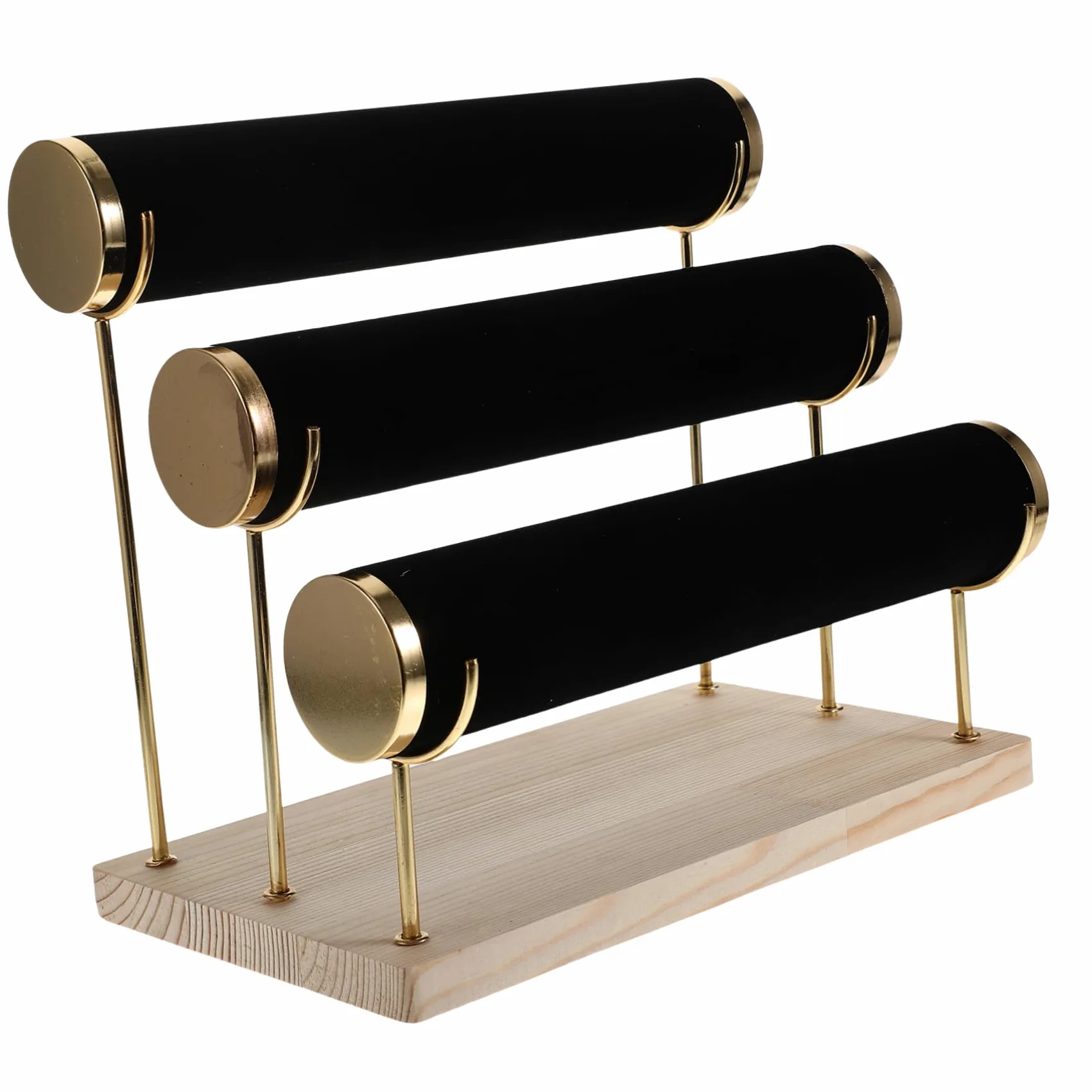 Uchwyt na bransoletkę do zegarka pulpit stojak na bransoletkę prezentacja organizer na bransoletkę stojak na biżuterię stojak na zegarek domowy/205/232(Black)