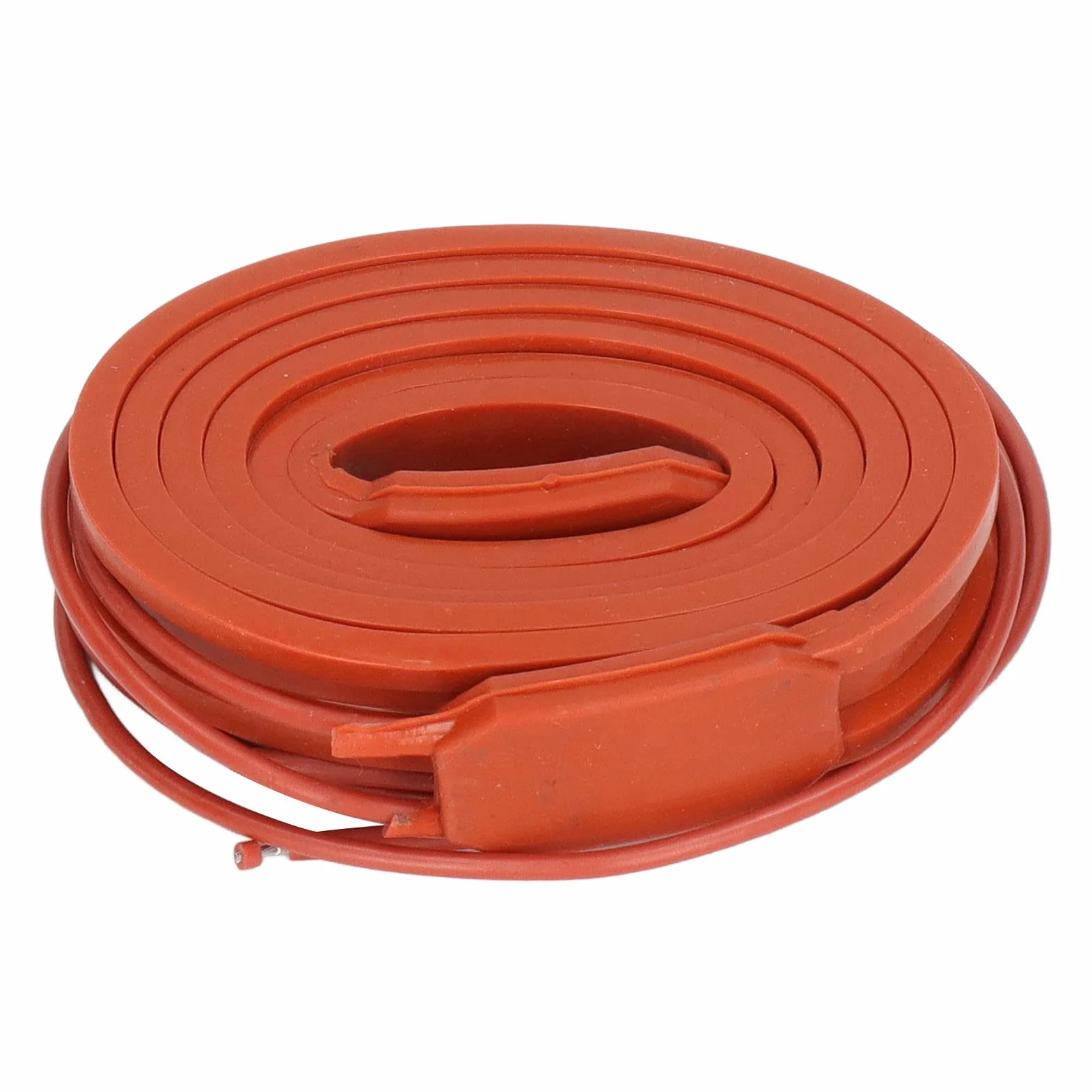 Silikonowa Grzałka Taśmowa Wodoodporna Elastyczna Bęben Silikonowy Opaska Grzewcza 15x1000mm 75W AC do Sprężarek Klimatyzacji