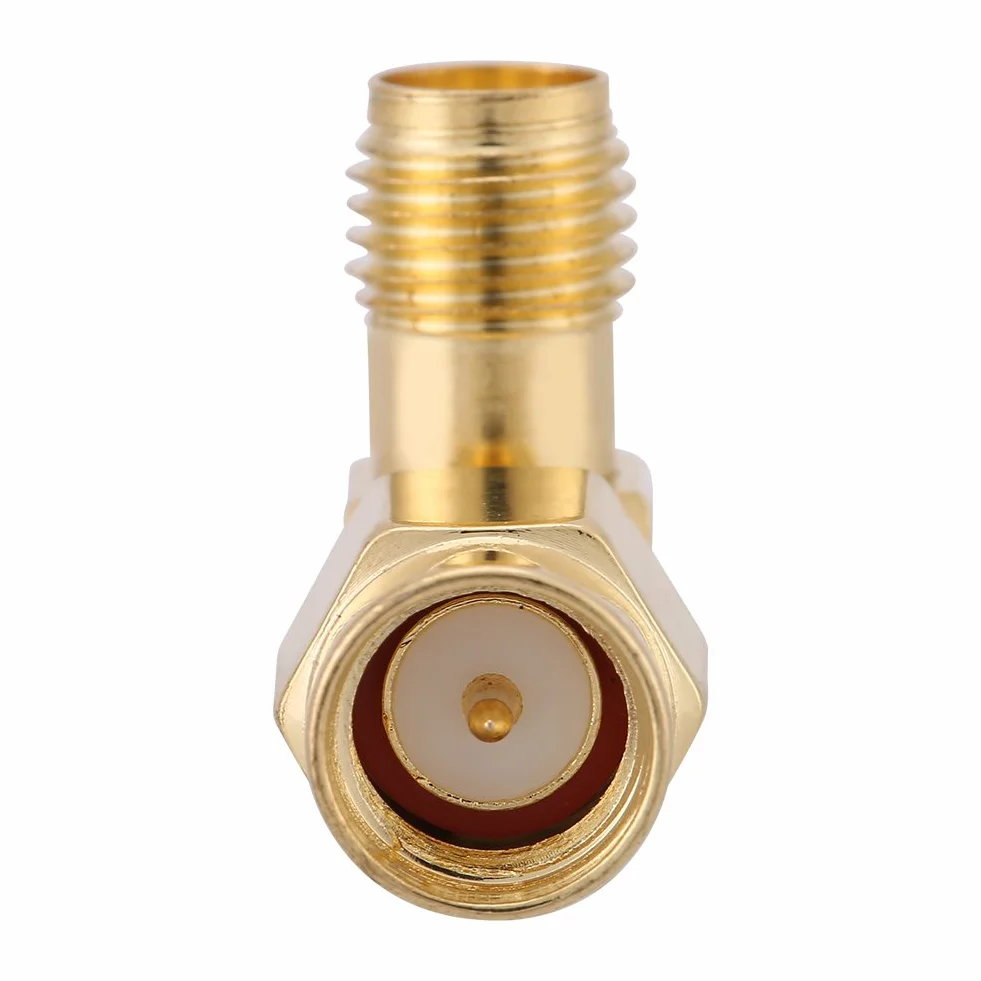 Walfront Adapter SMA kątowy 90° złącze koncentryczne RF do anteny Wi-Fi