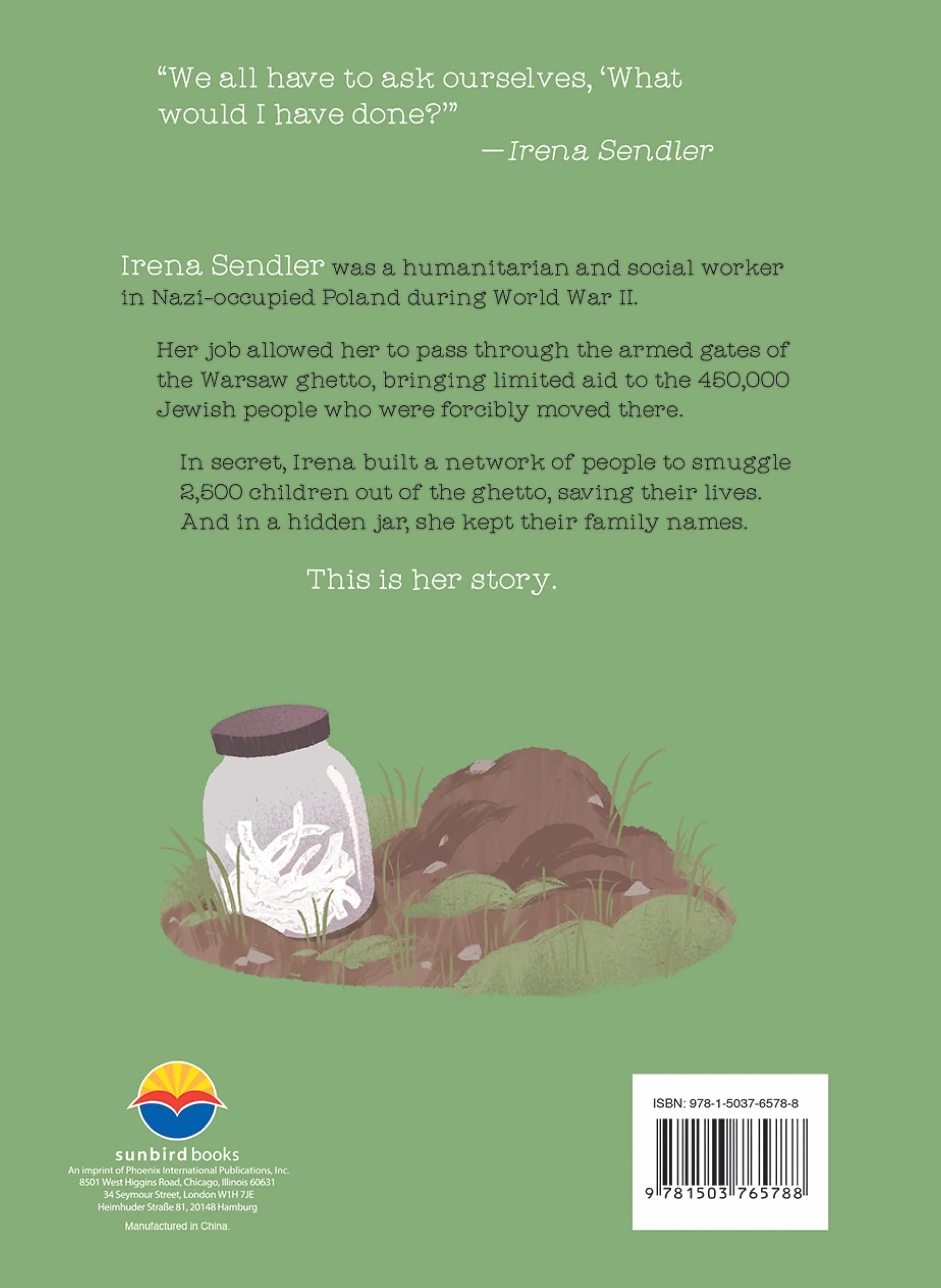 It's Her Story Irena Sendler a Graphic Novel