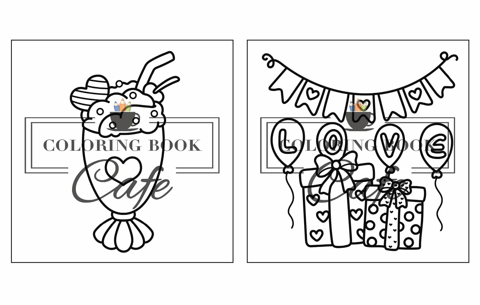 Cozy Love: Cute and Cozy Coloring Book for Adults & Teens with Easy and Bold Hygge-Inspired Designs