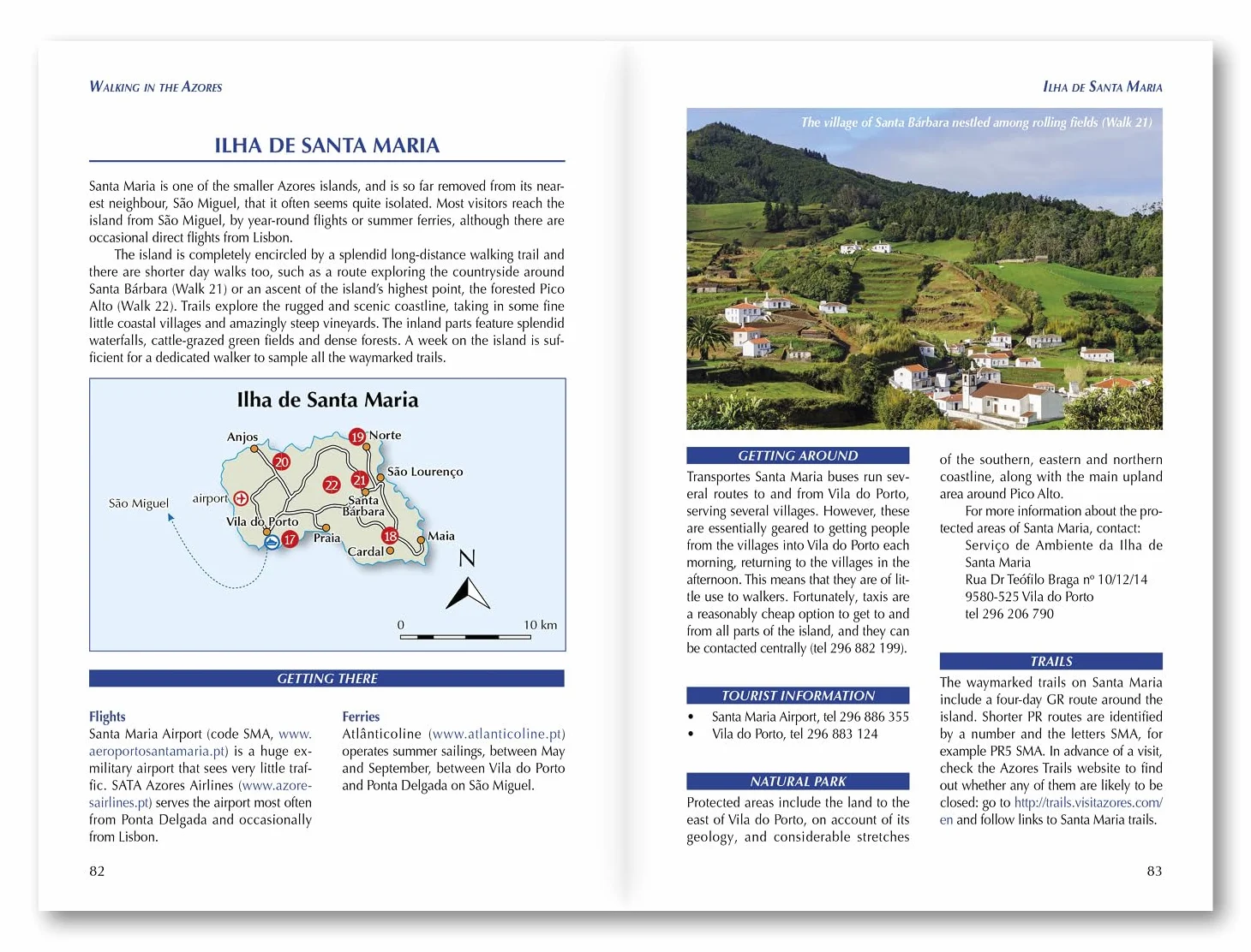 Walking on the Azores: 70 Routes Across Sao Miguel, Santa Maria, Terceria, Graciosa, Sao Jorge, Pico, Faial, Flores and Corvo