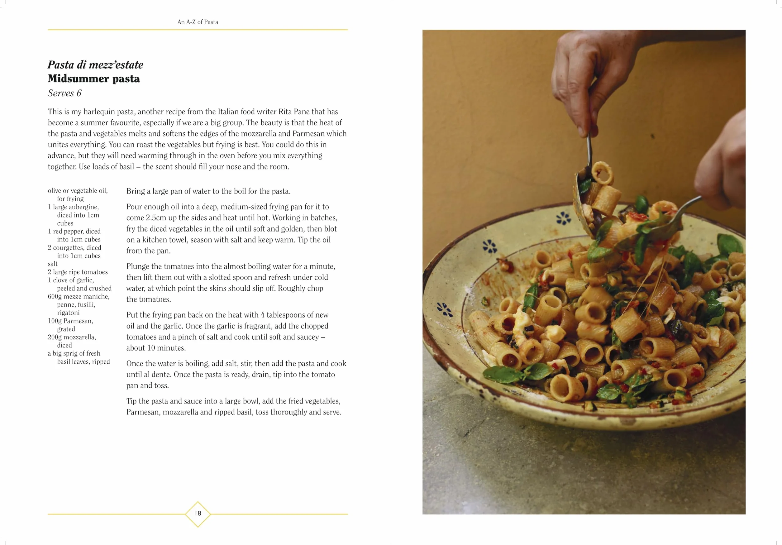 An A-Z of Pasta: Guide to Pasta Shapes, Stories & Recipes by Award-Winning Food Writer