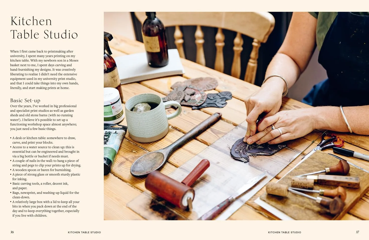 Botanical Block Printing: The new craft and design book for easy modern linocut prints, perfect for pattern art carving projects