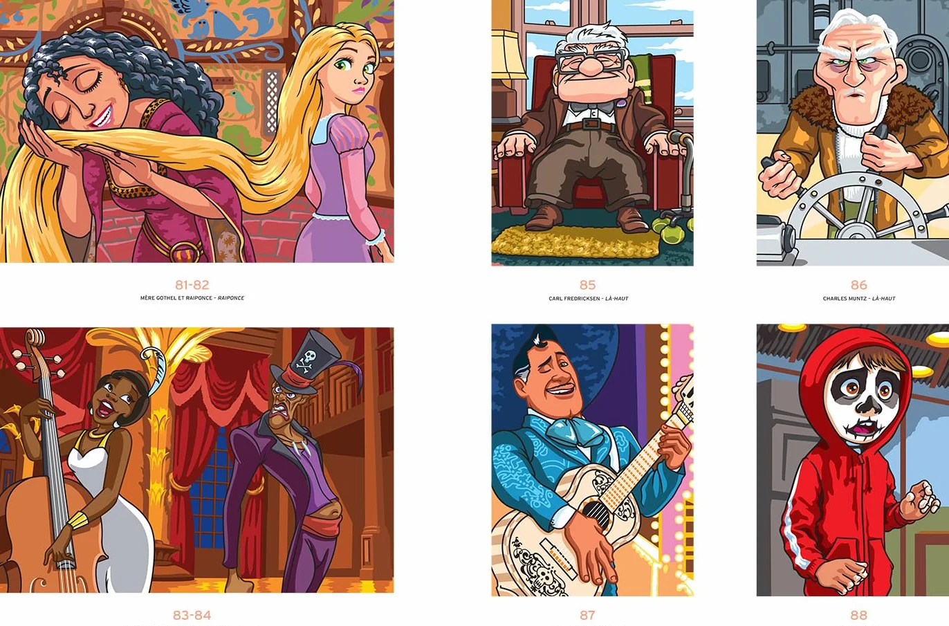 Coloriages mystères Disney Héros & Méchants la battle