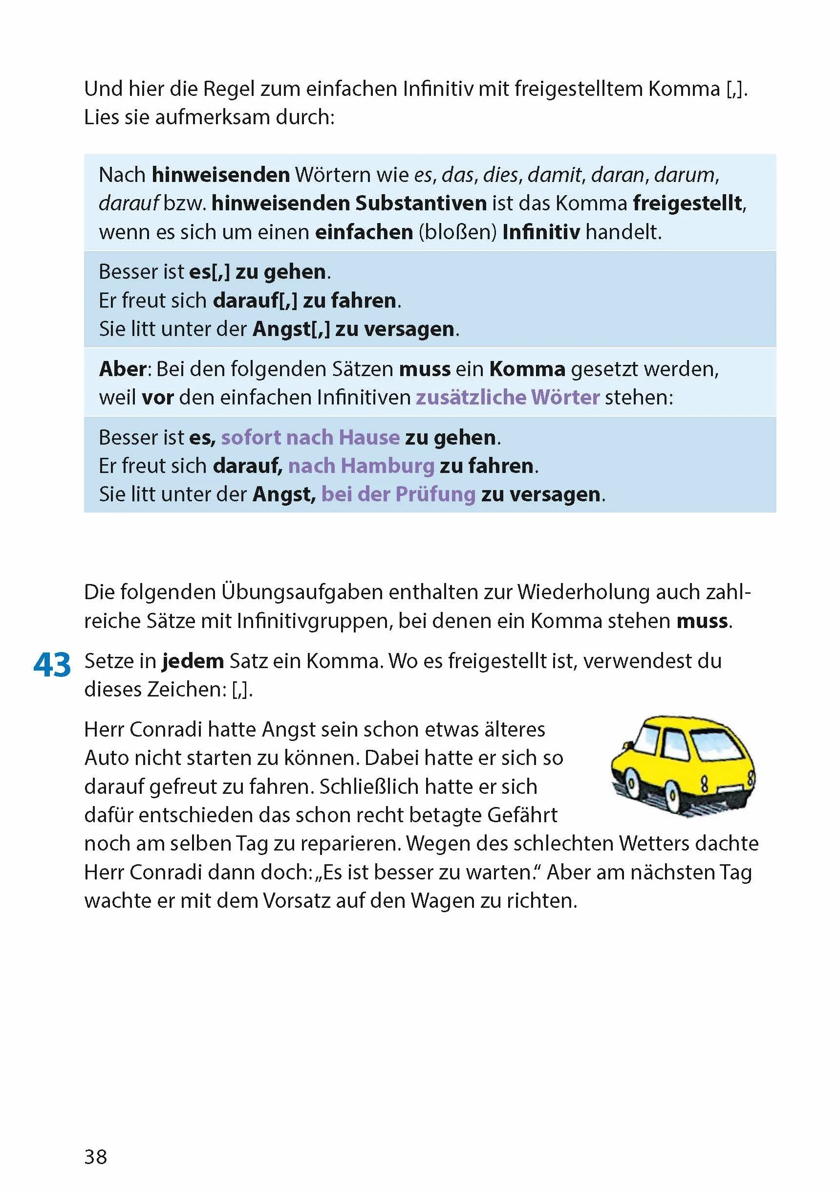 Zeichensetzung ab 6. Klasse und für Erwachsene: Deutsch: Satzzeichen-Übungen mit Lösungen, Kommasetzung, Komma-Regeln, Komma setzen üben, Satzzeichen richtig setzen: 261