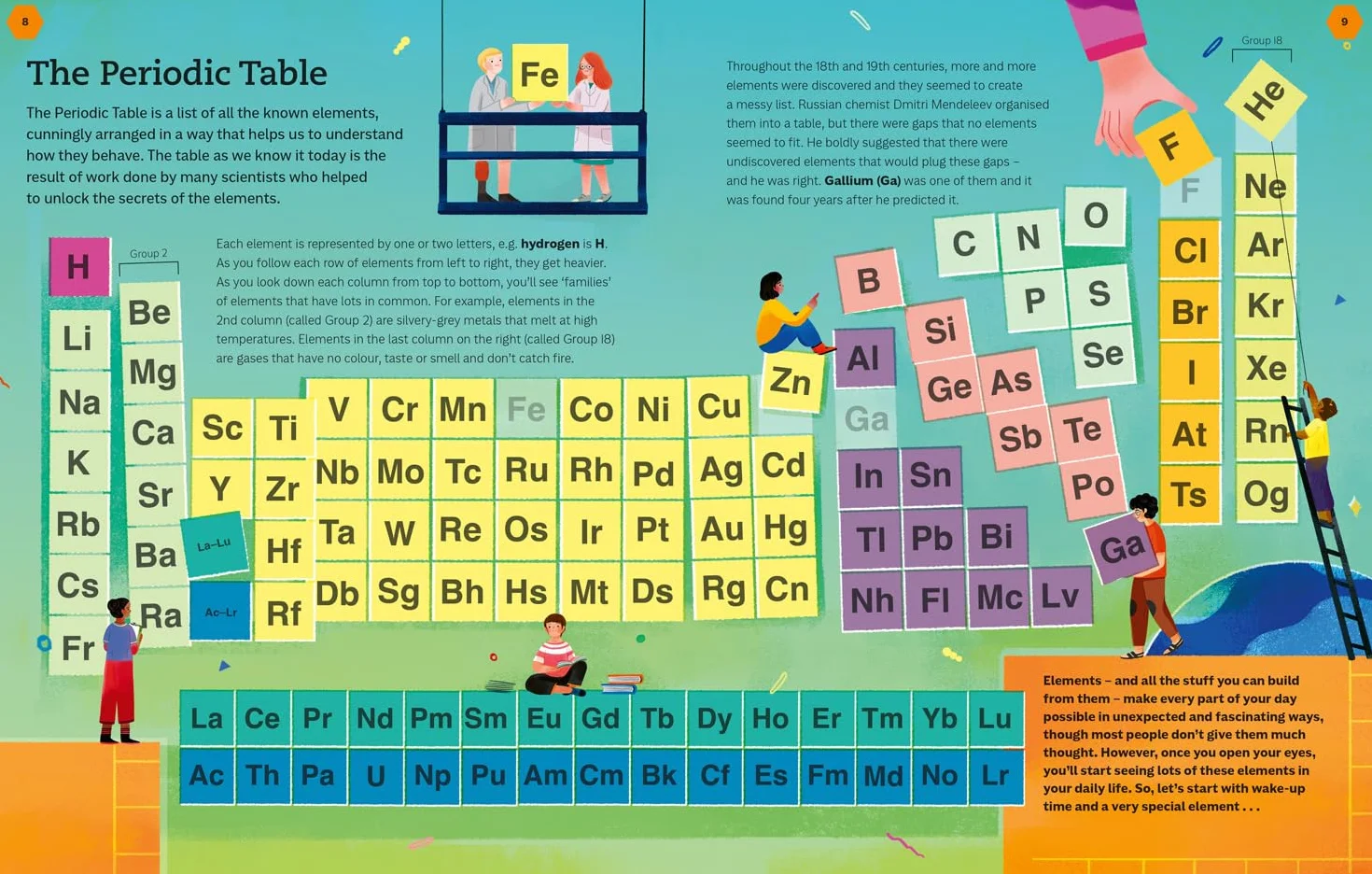 Elements of the Day: A illustrated STEAM non-fiction children’s book for 2026 about science and the periodic table for ages 7+