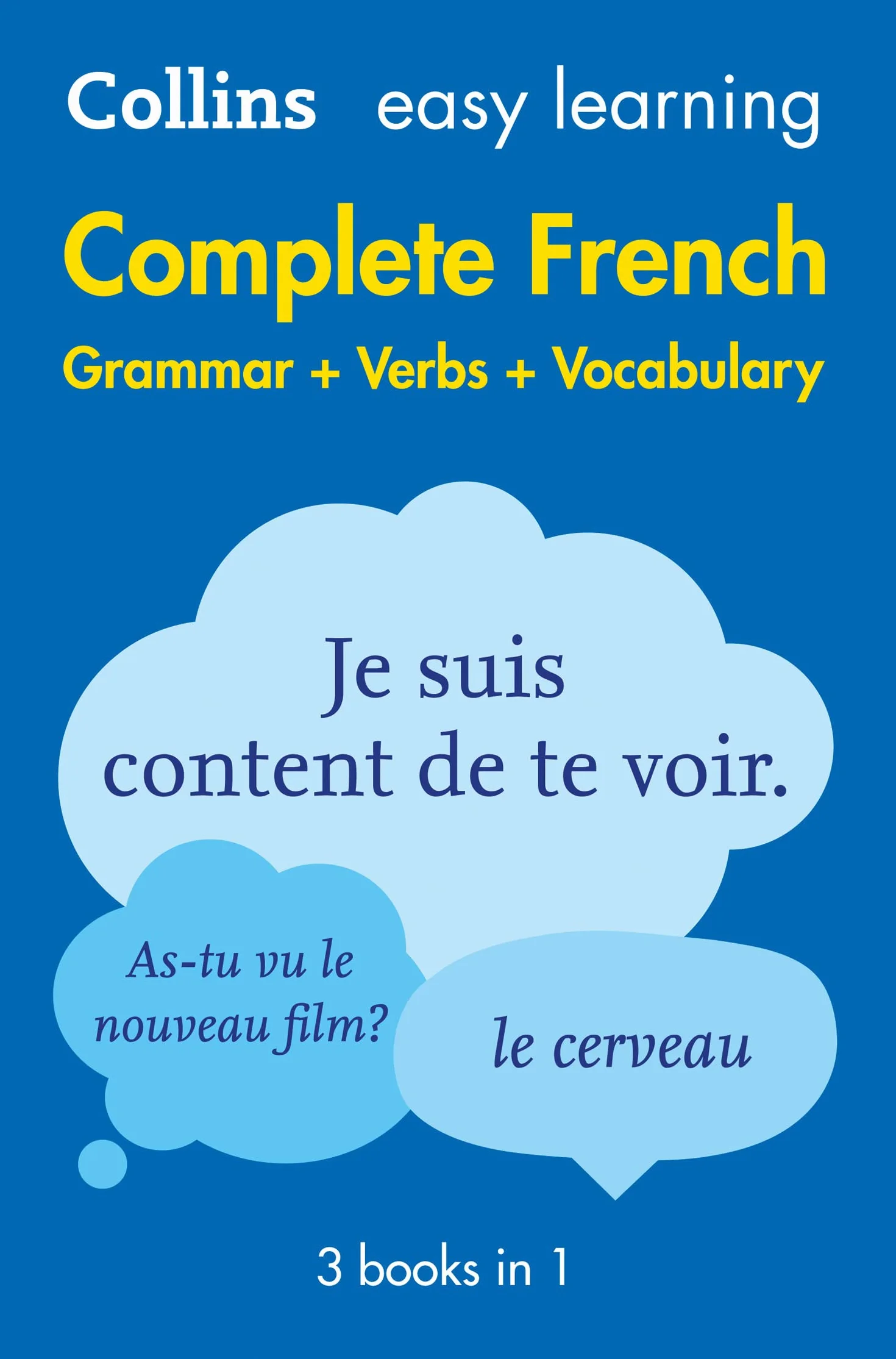 Easy Learning French Complete Grammar Verbs and Vocabulary 3 Books in 1