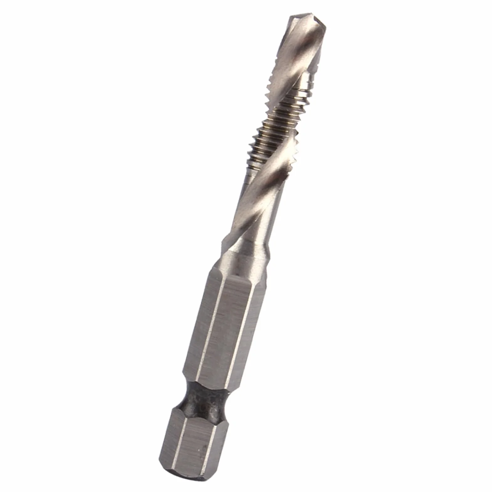 Metric Tap and Die Set M6 HSS Thread Cutting Tools 1/4 Inch Hex Shank for Workshop Tool Kit Professional Thread Repair
