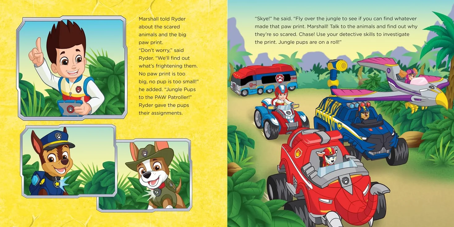PAW Patrol Jungle Pups Adventure Picture Book: Action-packed illustrated story book from the hit Nickelodeon series, perfect for children aged 2, 3, 4, 5, 6 years