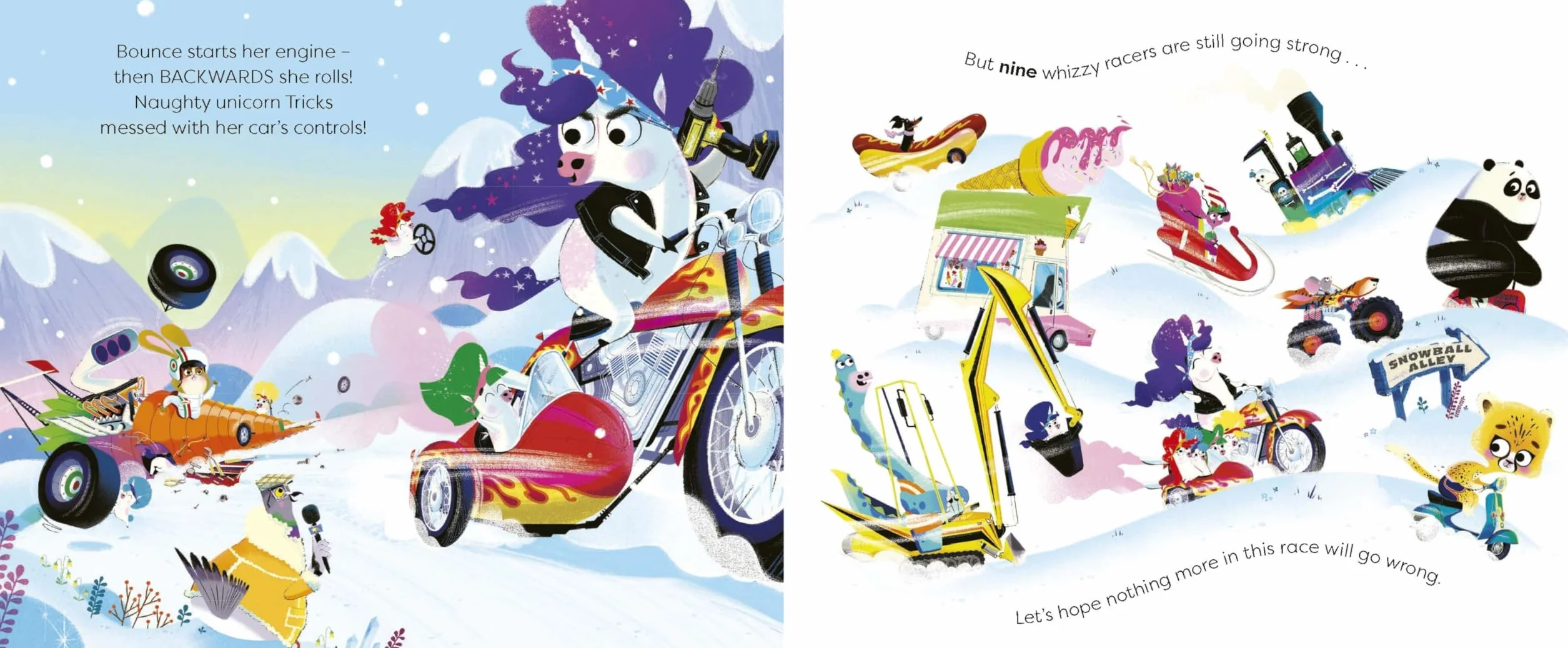 Ten Whizzy Racers: Frosty Falls Frenzy