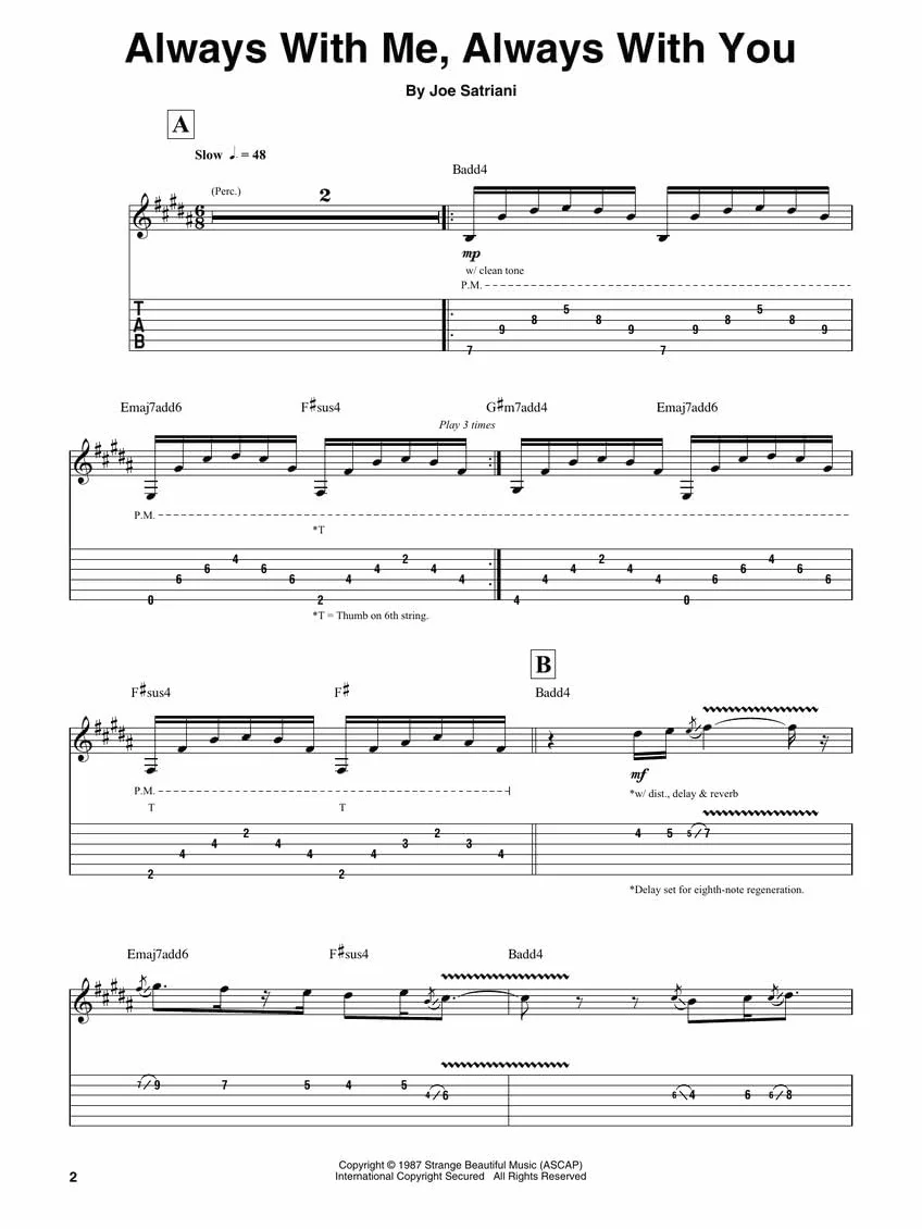 Joe Satriani Guitar Play-Along Vol. 185 - Book/Online Audio