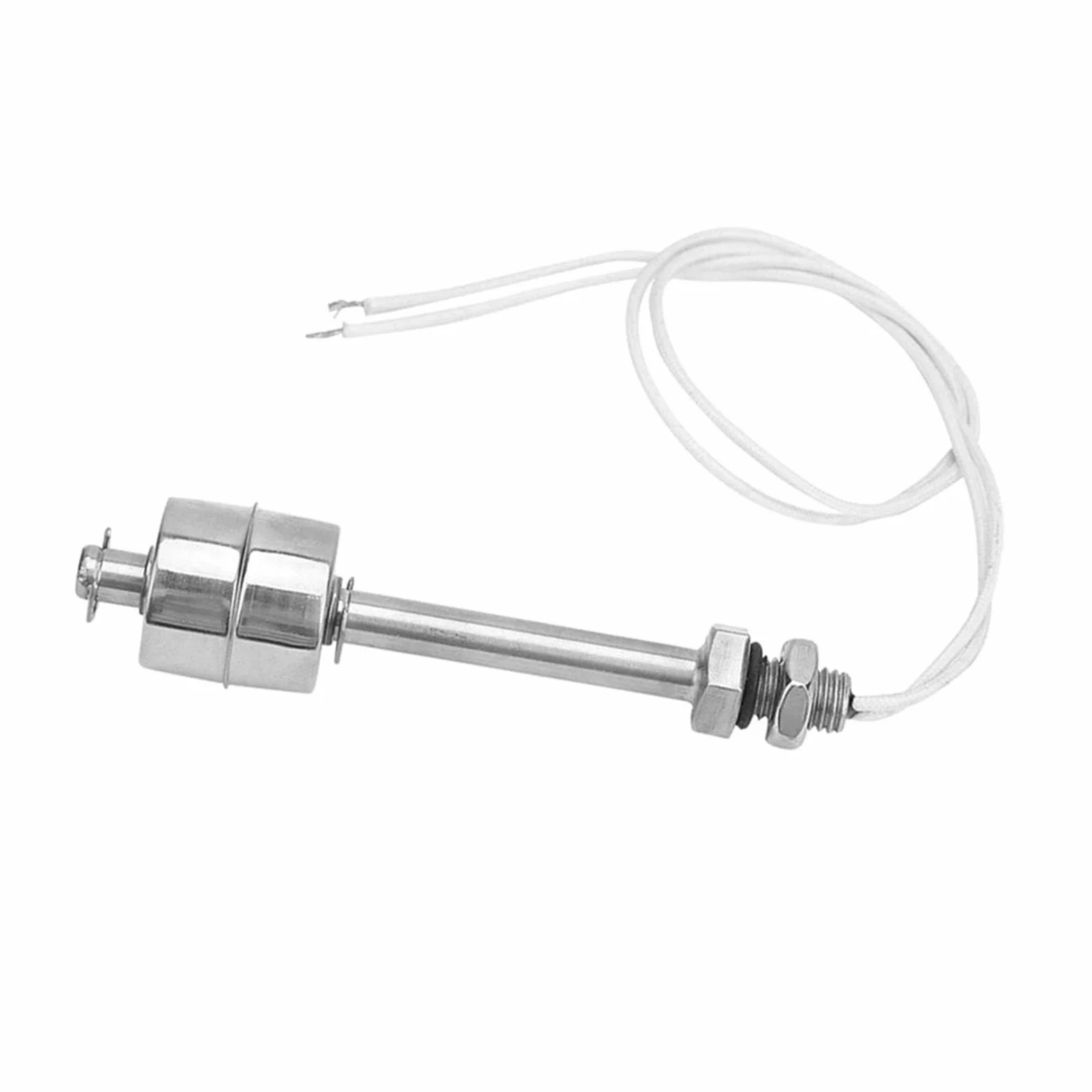 Czujnik poziomu cieczy M10x1,5 ze stali nierdzewnej przełącznik pływakowy 0-220 V NC długość 100 mm