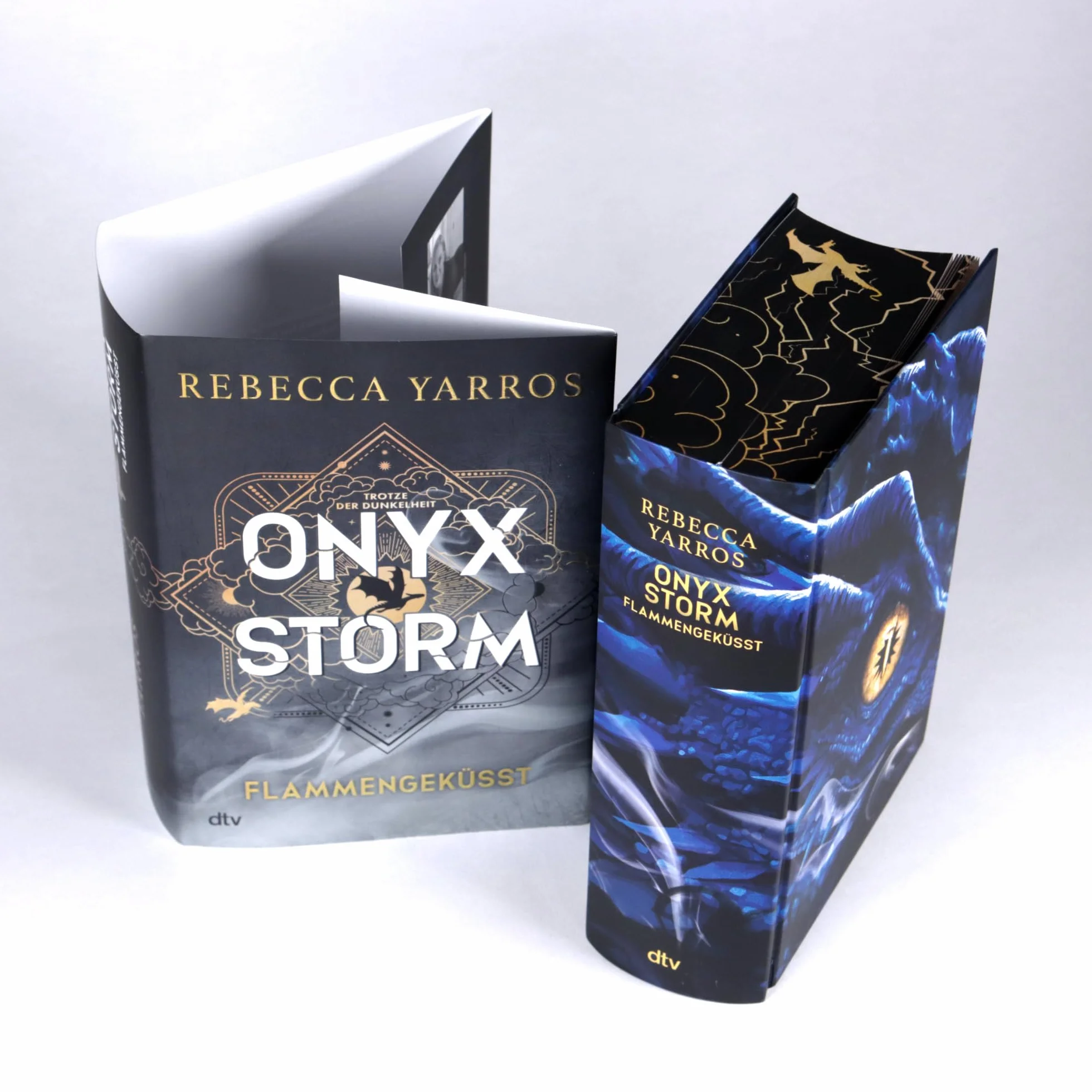 Onyx Storm - Flammengeküsst: Roman | Deluxe-Ausgabe mit atemberaubendem Farbschnitt | Die heißersehnte Fortsetzung von ¿Fourth Wing¿ und ¿Iron Flame¿: 3